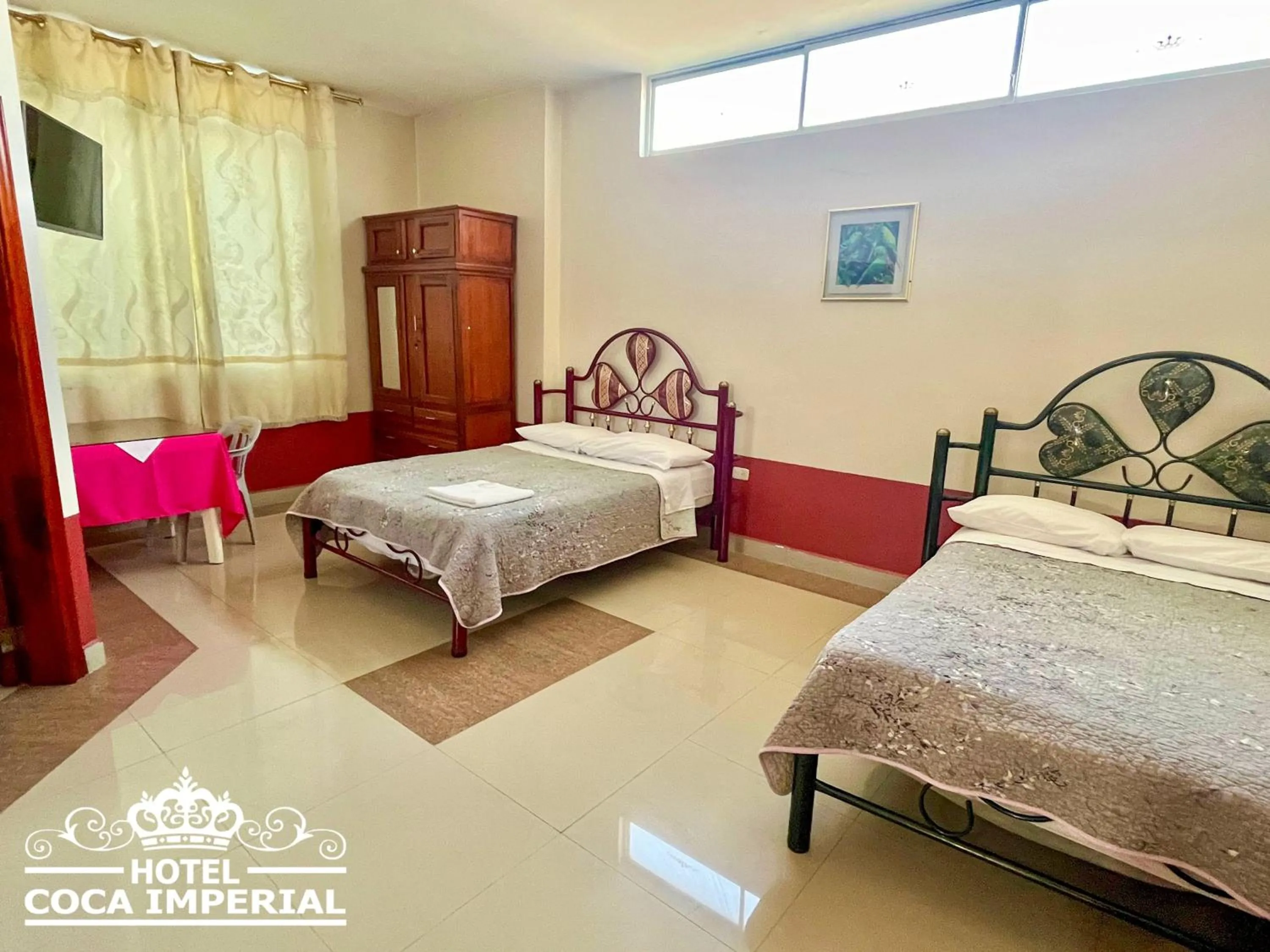 Bed in Hotel Coca Imperial