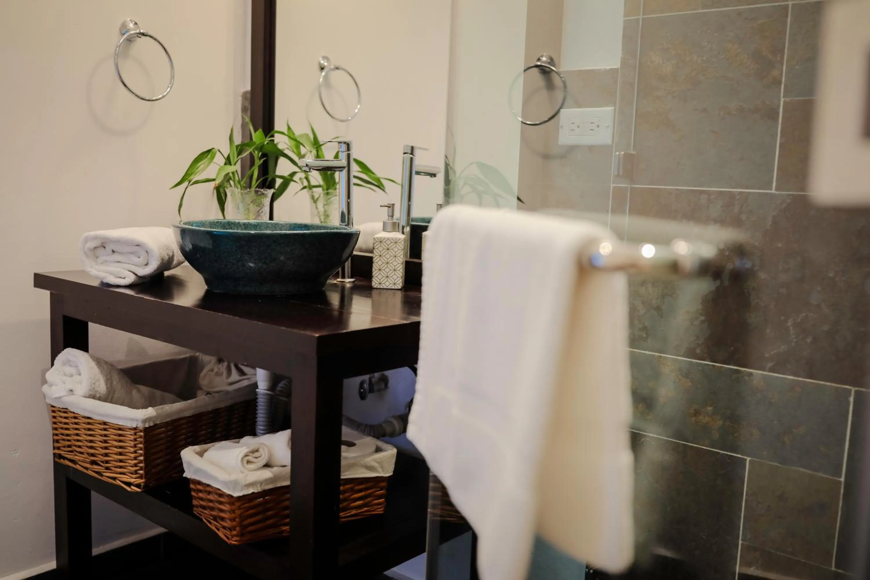 Bathroom in The Golden Frog Inn