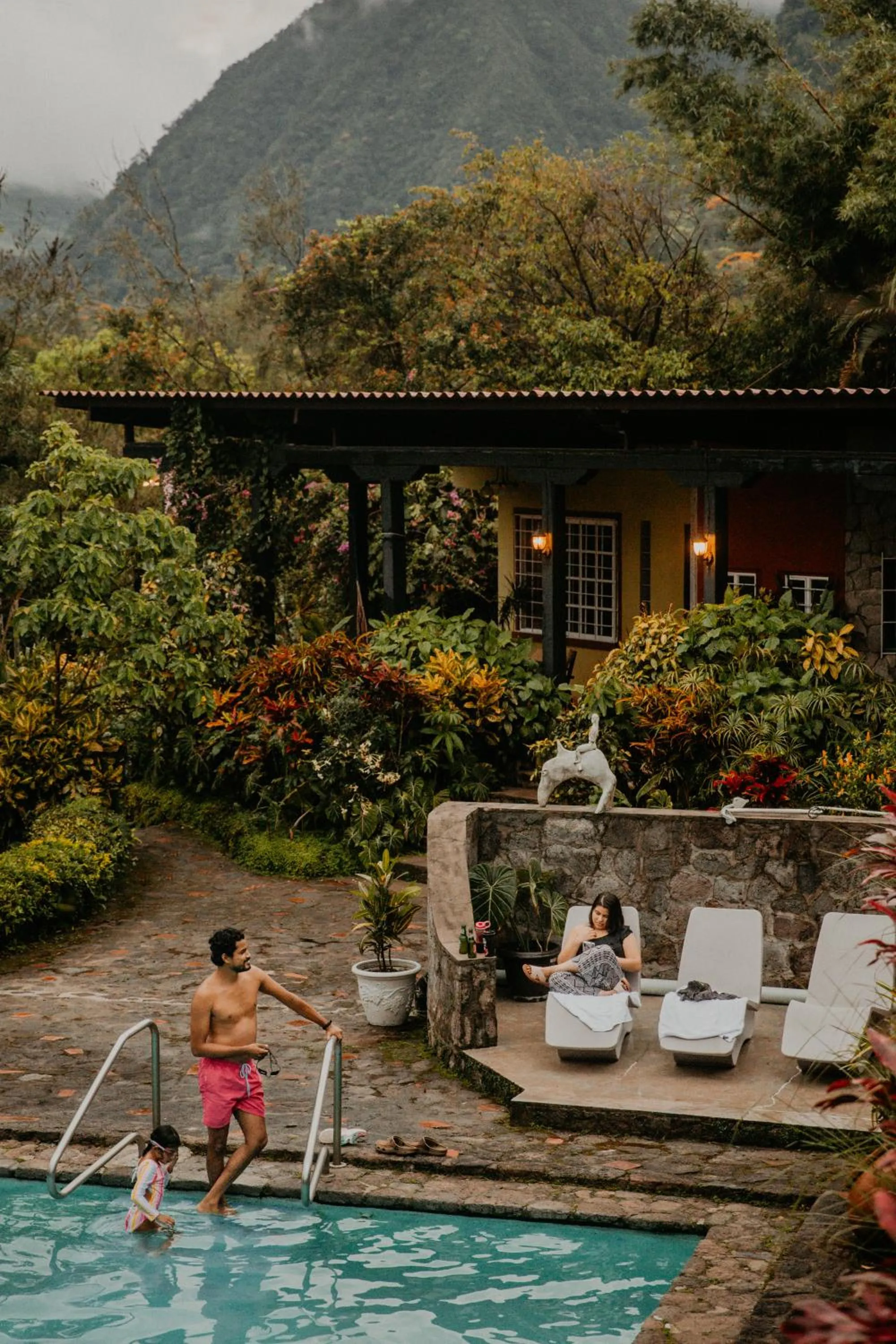 People in The Golden Frog Inn