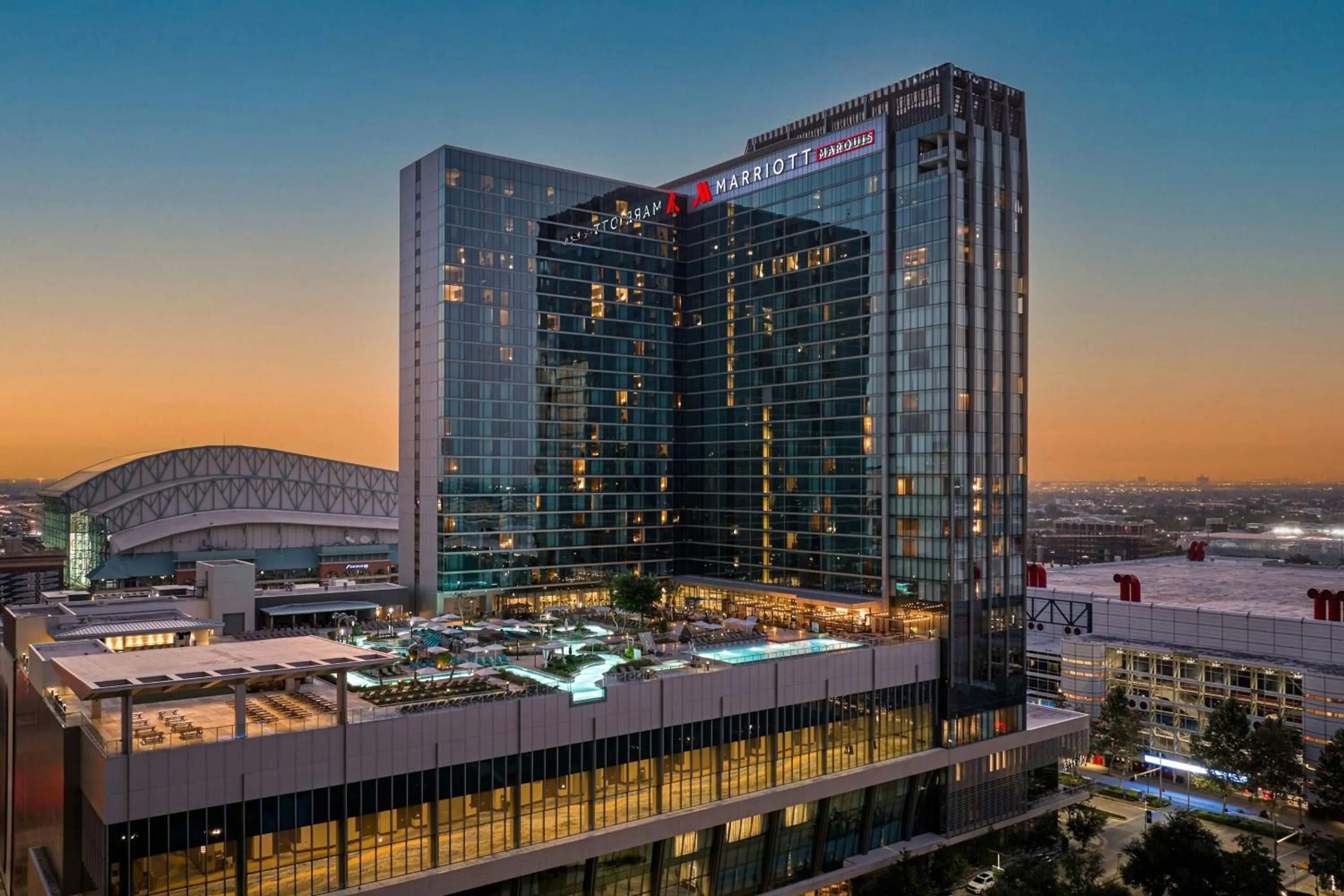 View (from property/room) in Marriott Marquis Houston