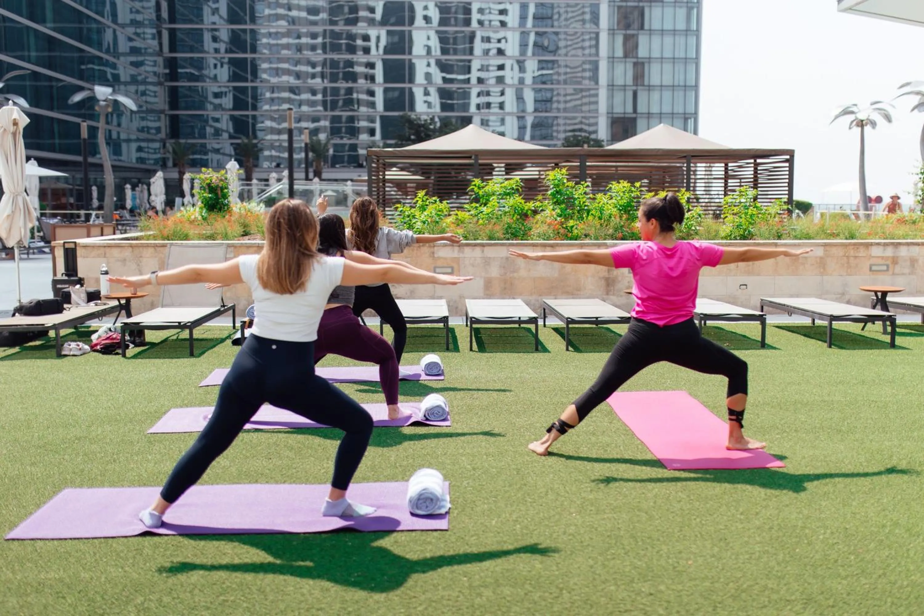 Swimming pool in Marriott Marquis Houston