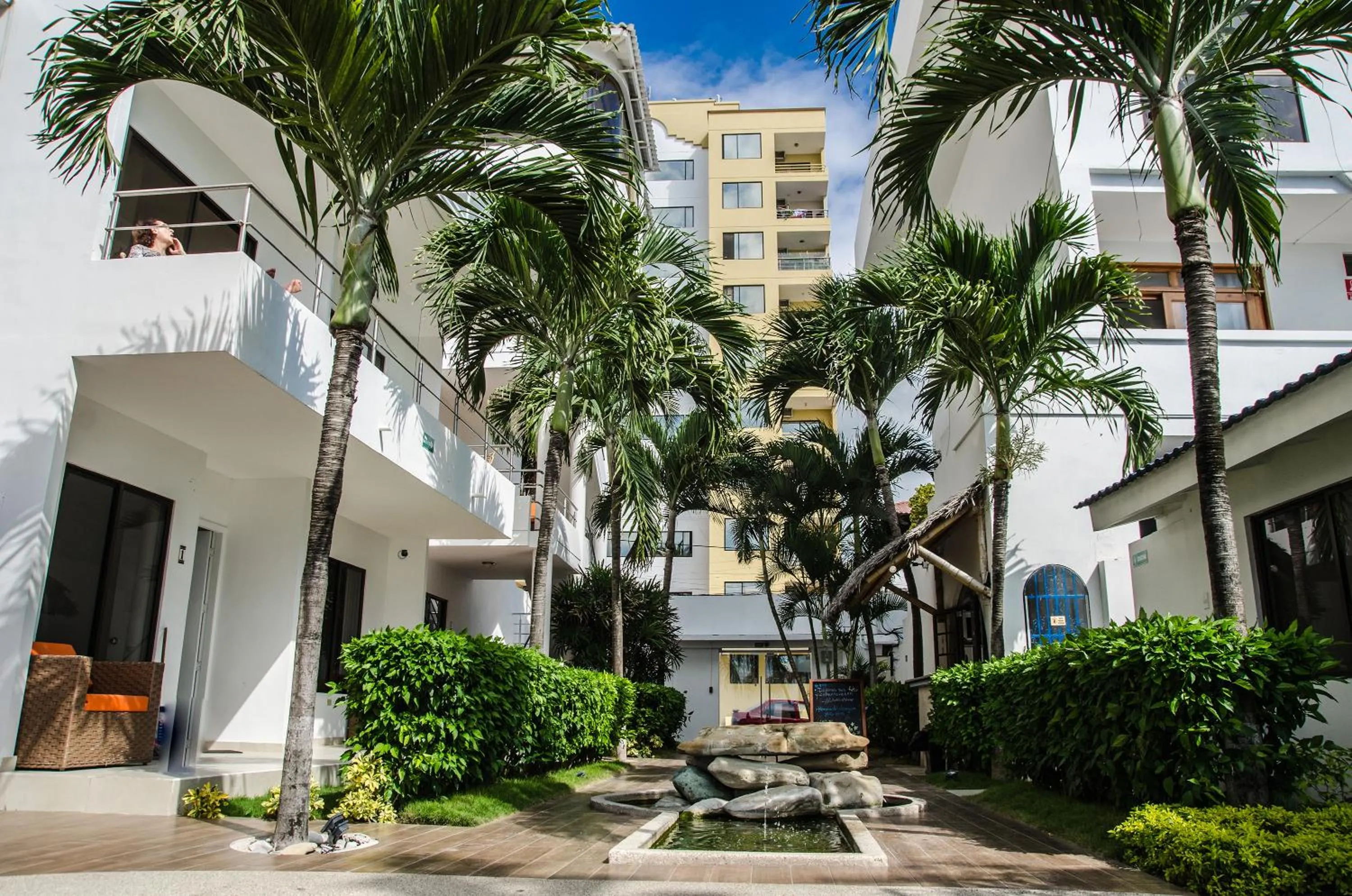Patio in Hotel Vistalmar