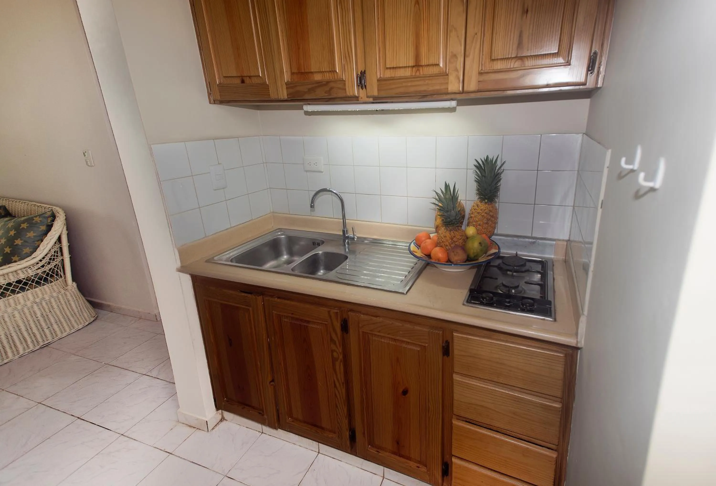 Kitchen or kitchenette in El Pelicano Apart-Hotel