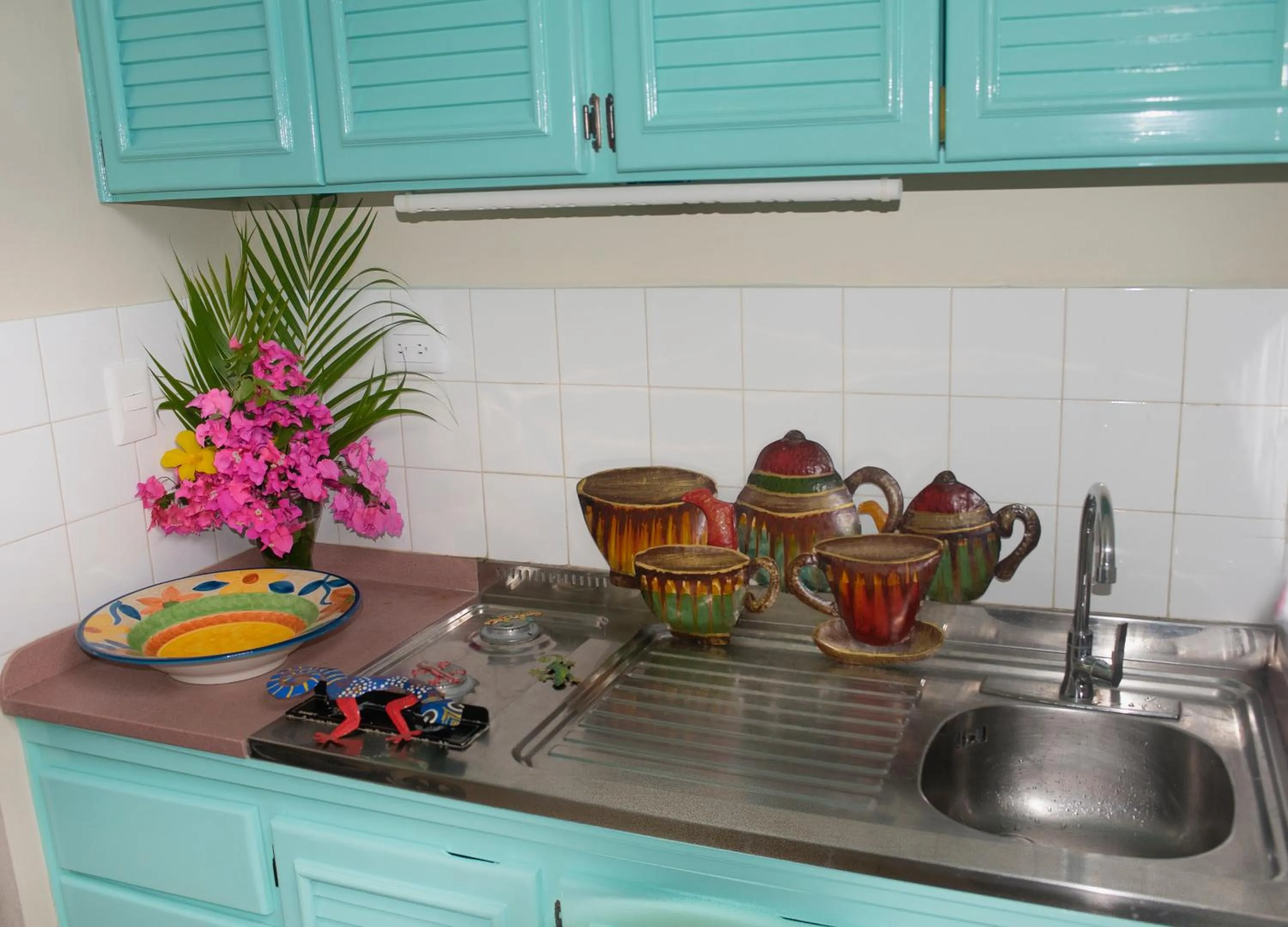 Kitchen or kitchenette in El Pelicano Apart-Hotel