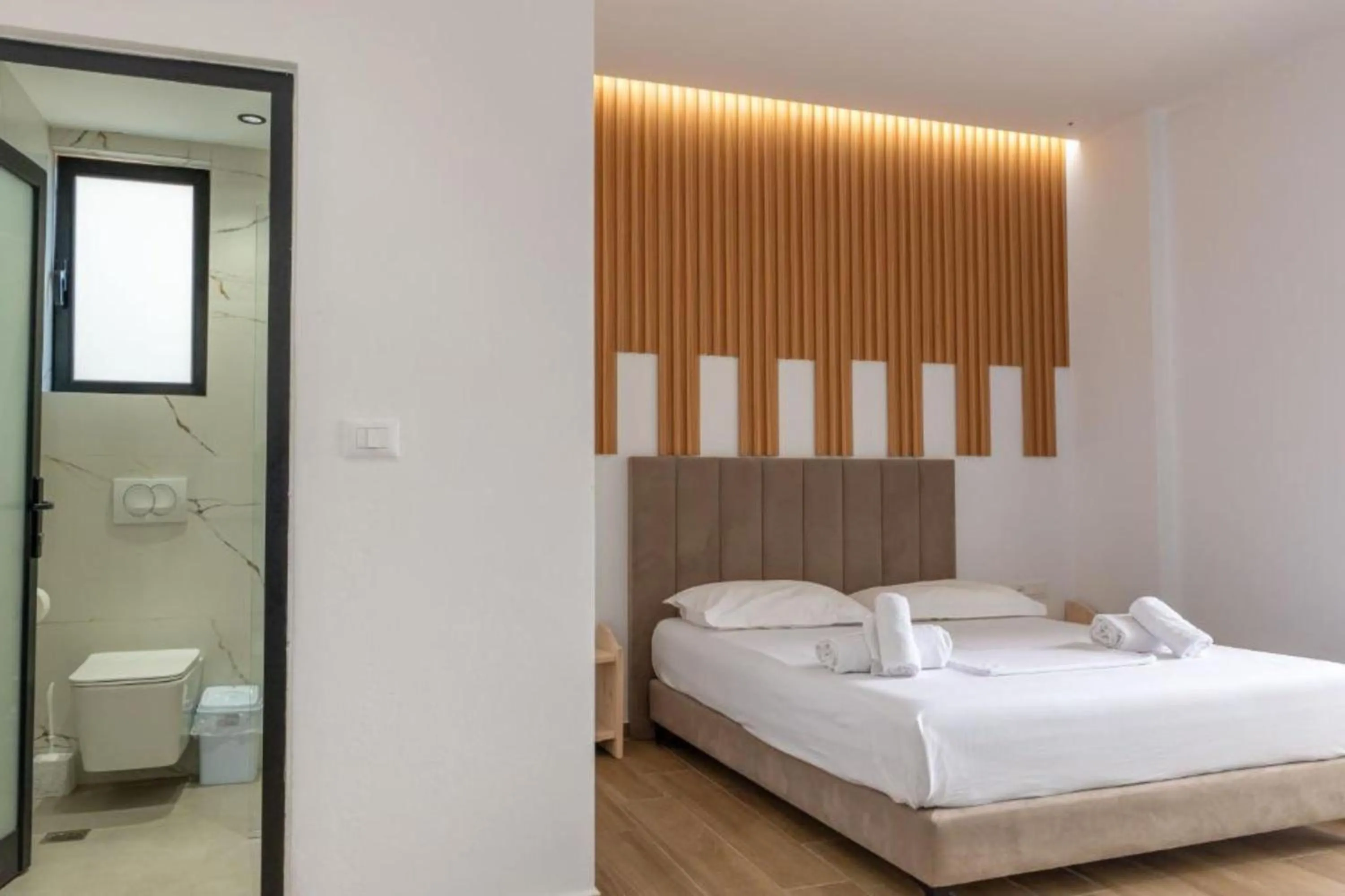 Toilet, Bed in Azure Bay Resort