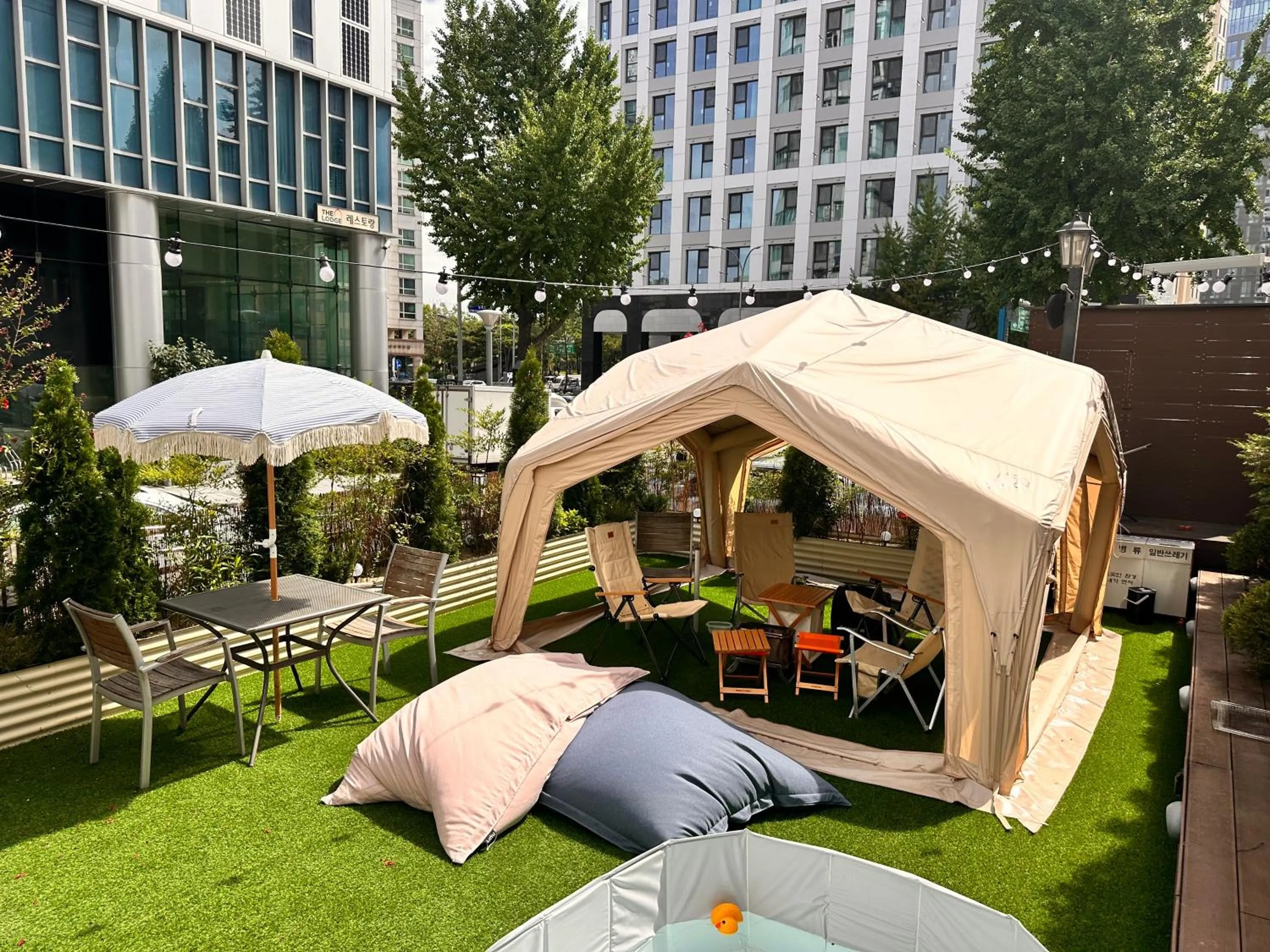 Patio in Acube Hotel Dongdaemun