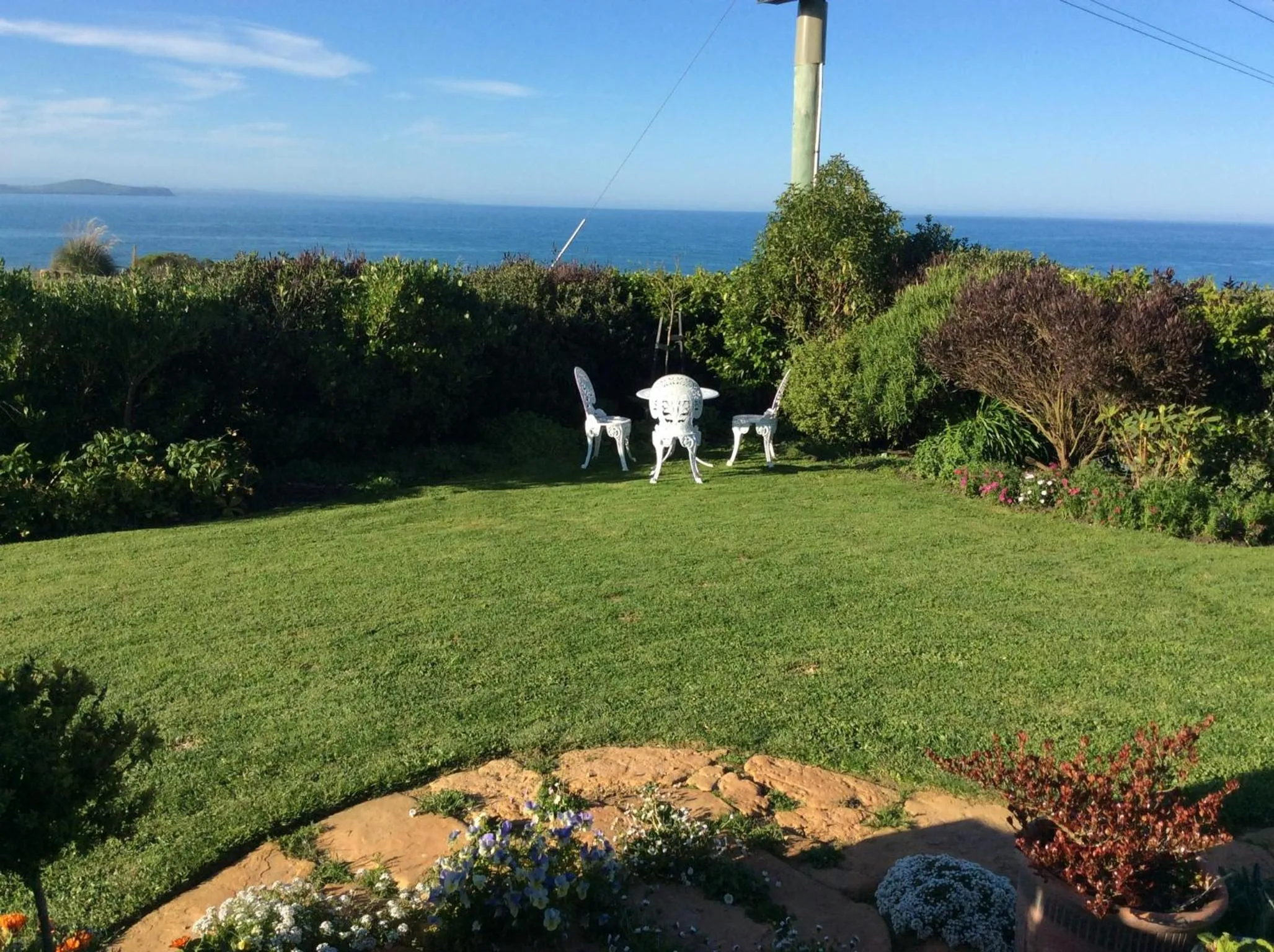 Garden view in Noah's Boutique Accommodation Moeraki