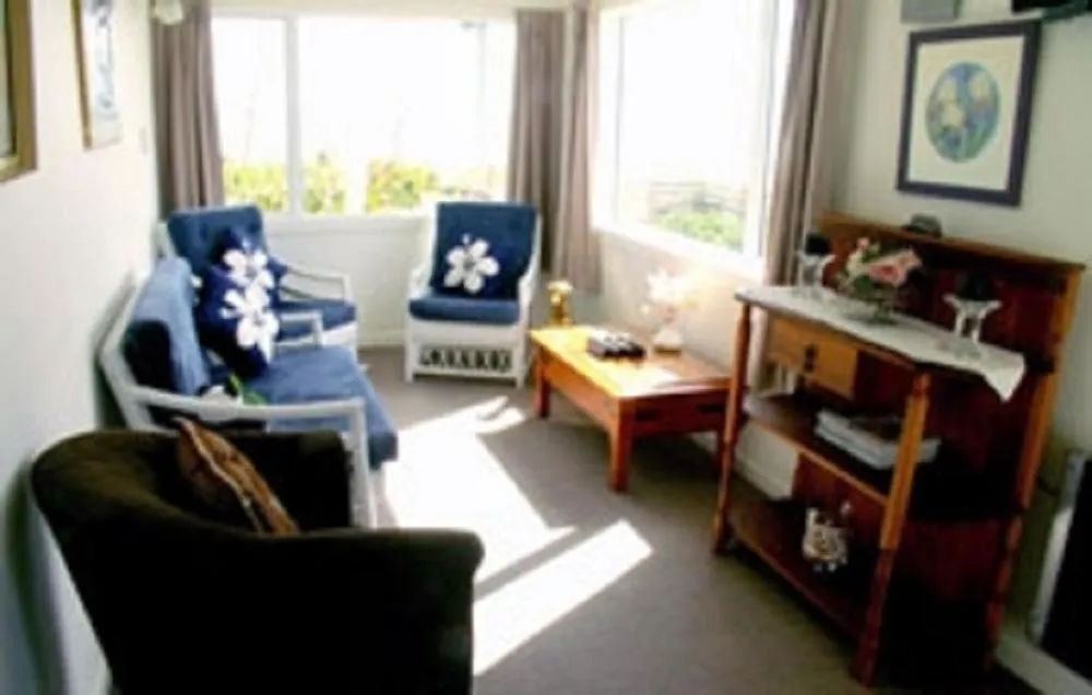 Living room in Noah's Boutique Accommodation Moeraki