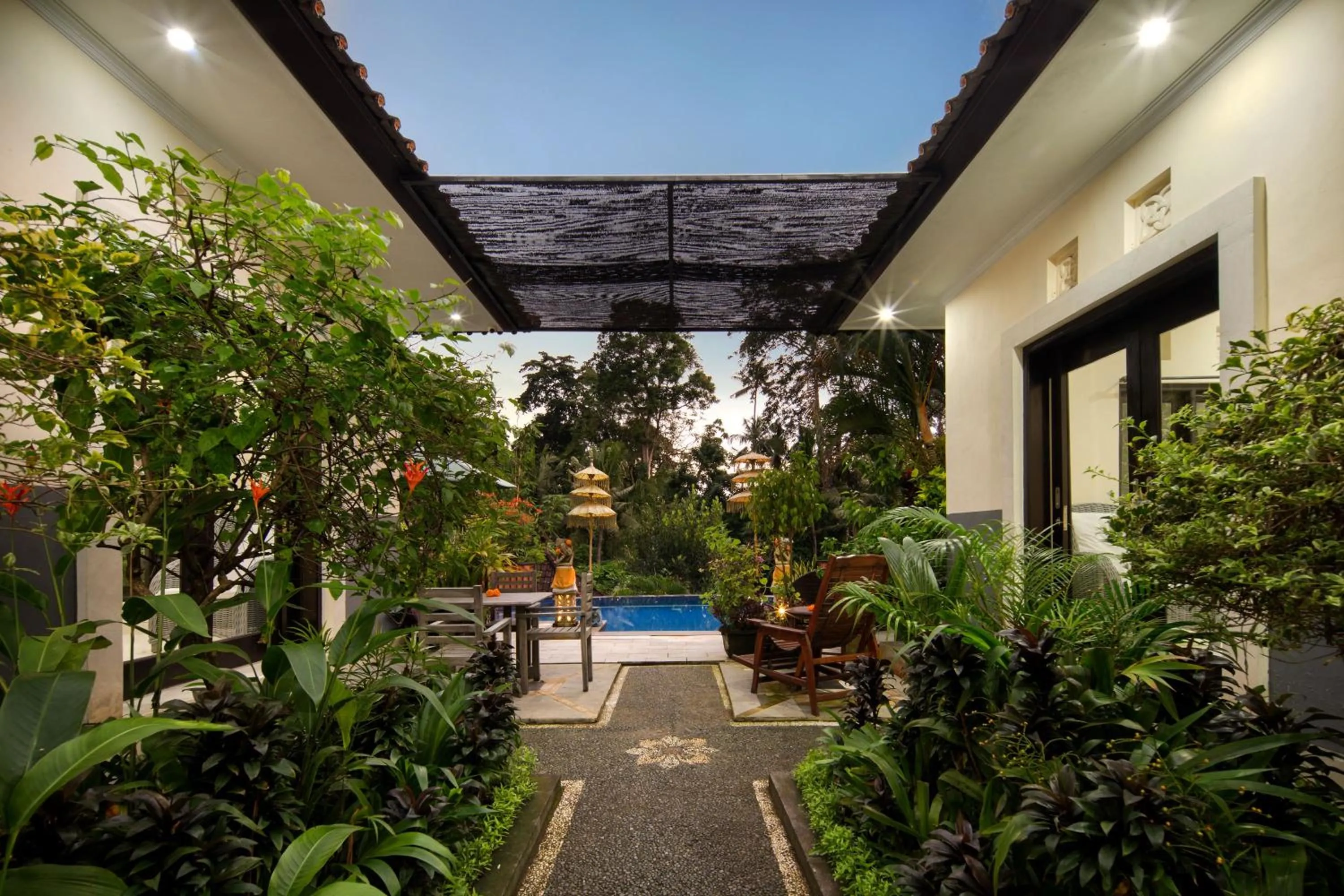 Garden view in Villa Bakti Ubud by kamara