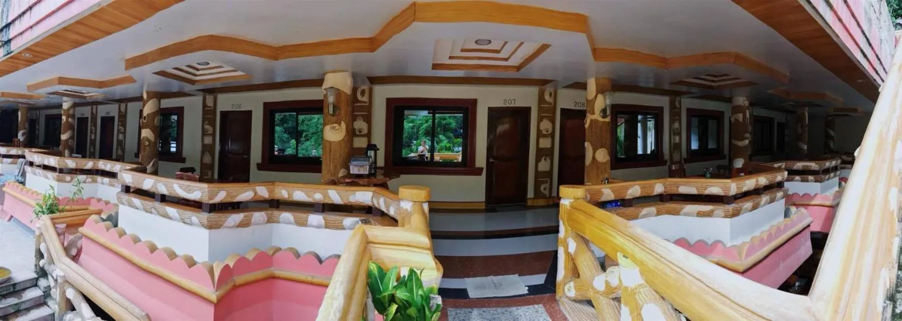 Bird's eye view in Big Creek Mansion