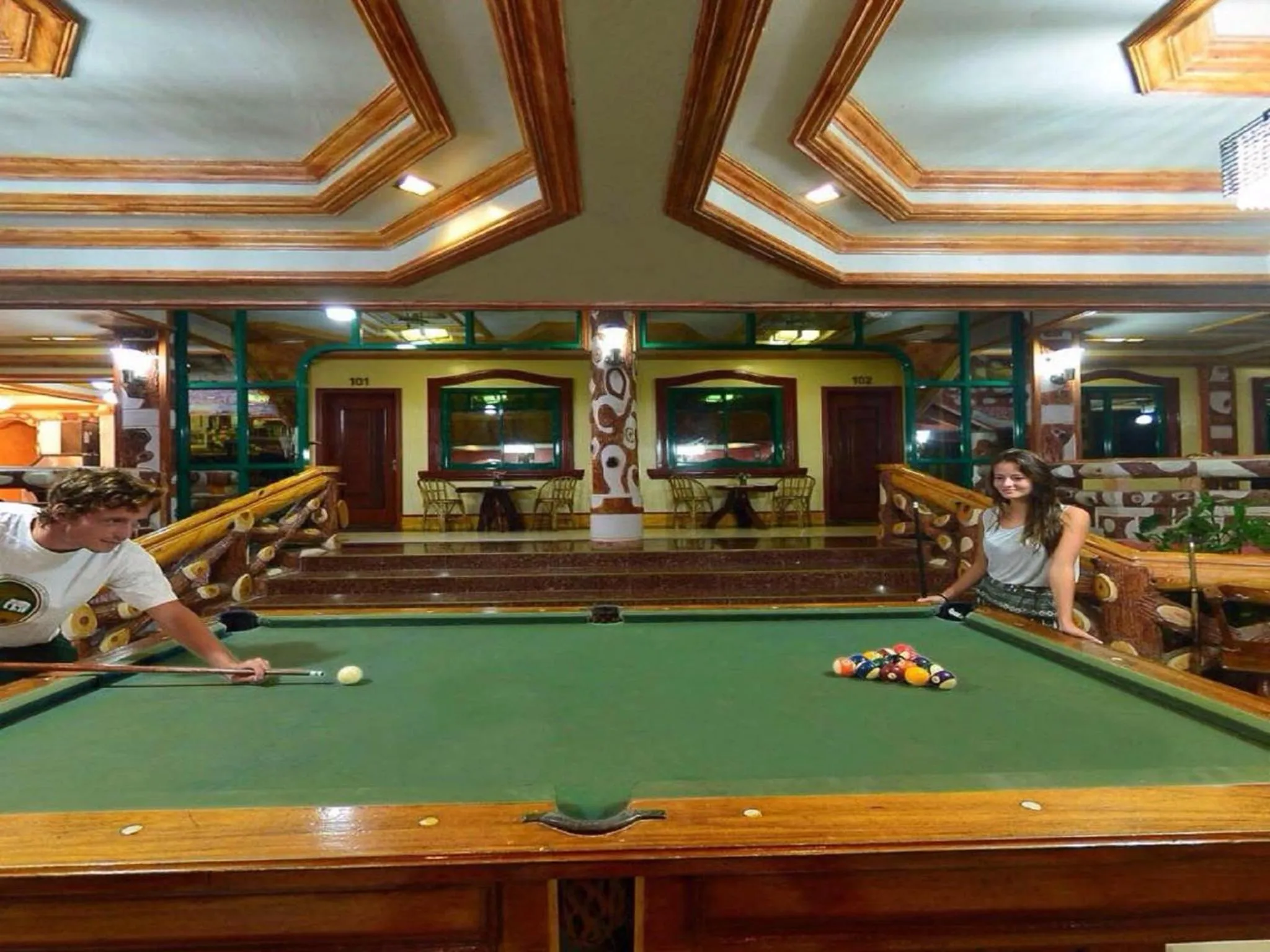 Billiard in Big Creek Mansion