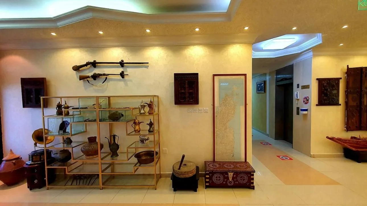 Lobby or reception in Khasab Hotel