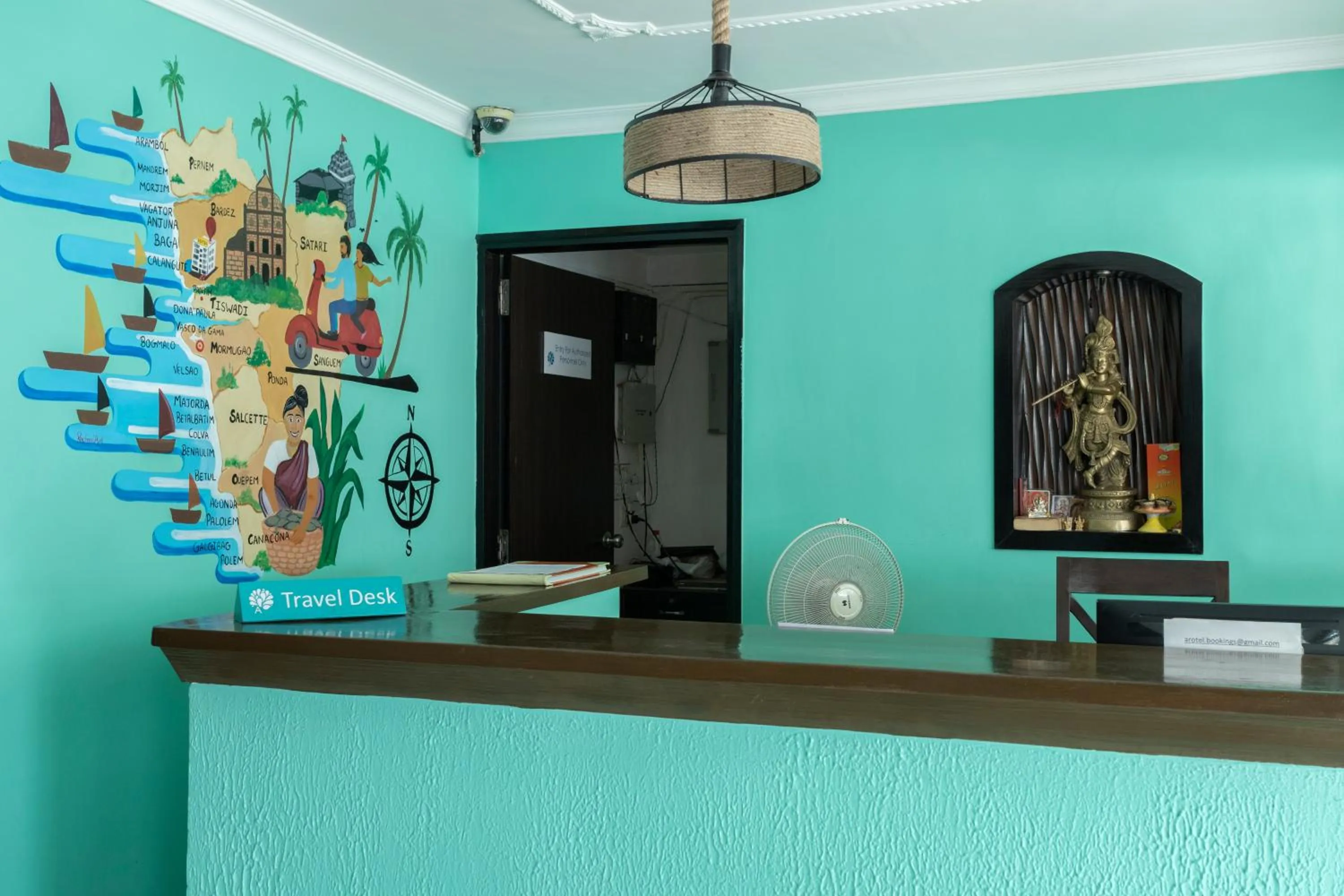 Lobby or reception in Arotel Rooms & Suites