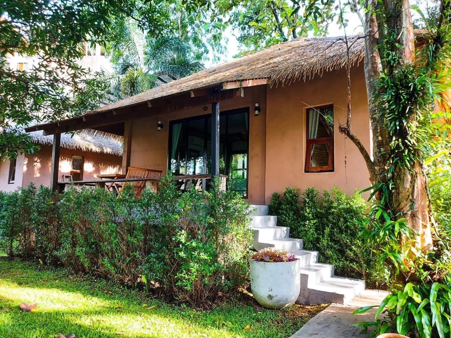 Garden view in K.B. Resort