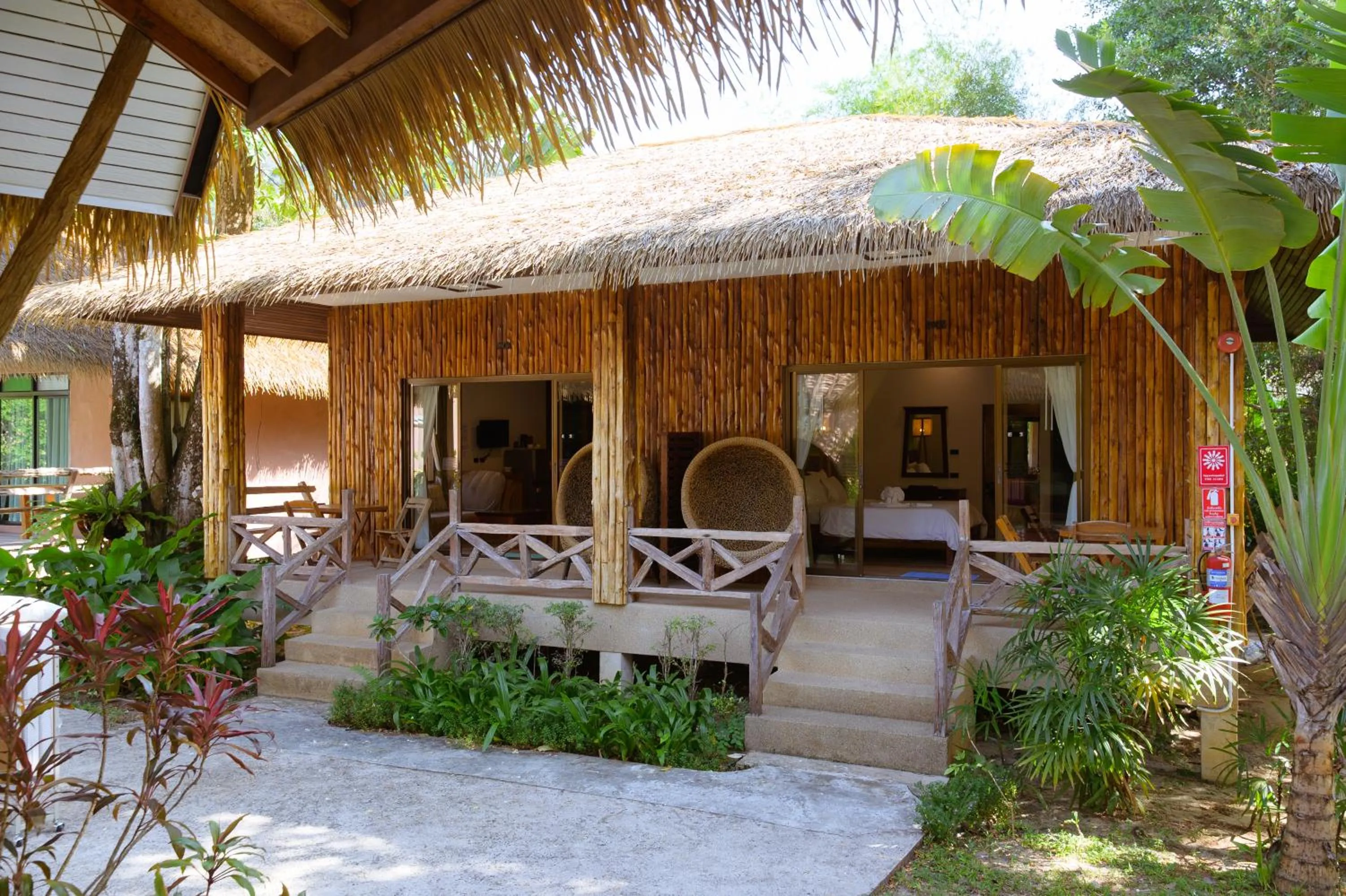 Garden view in K.B. Resort