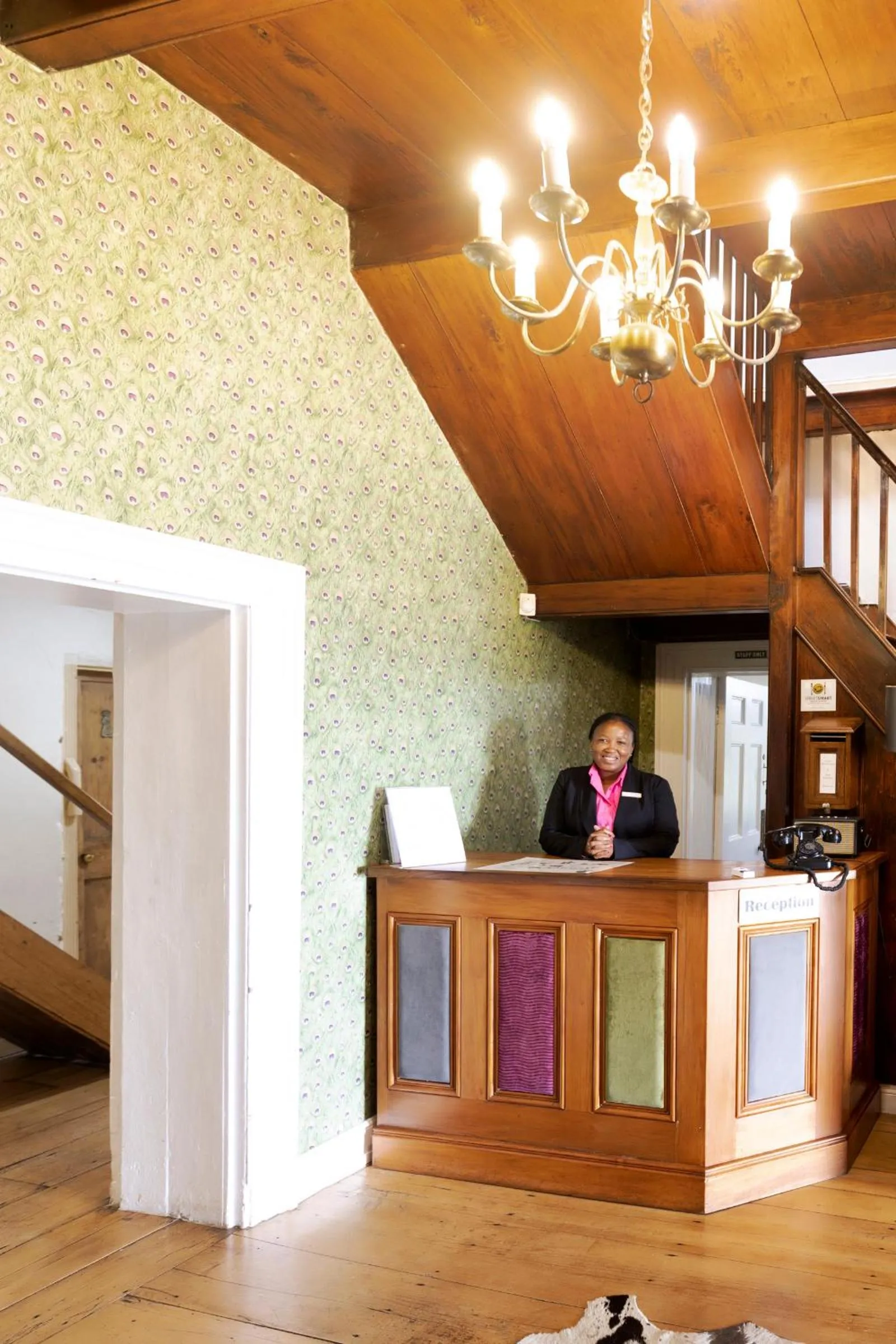 Lobby or reception in Belvidere Manor Lagoonside Cottages