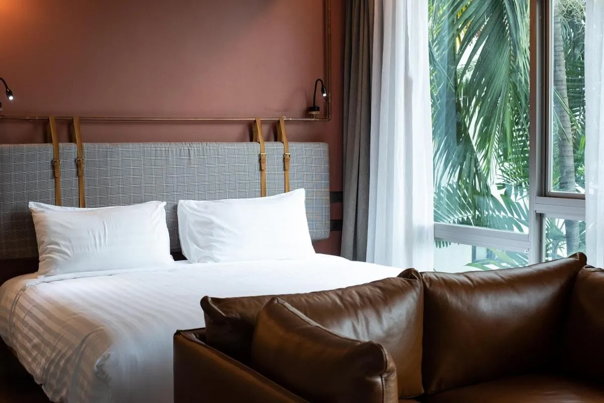 Bed in Tints of Blue Hotel