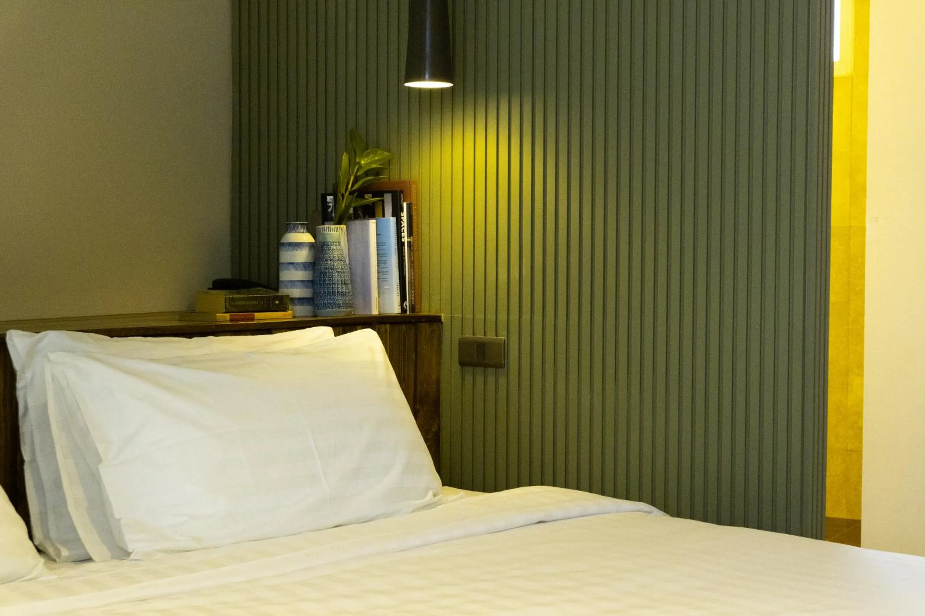 Bed in Tints of Blue Hotel