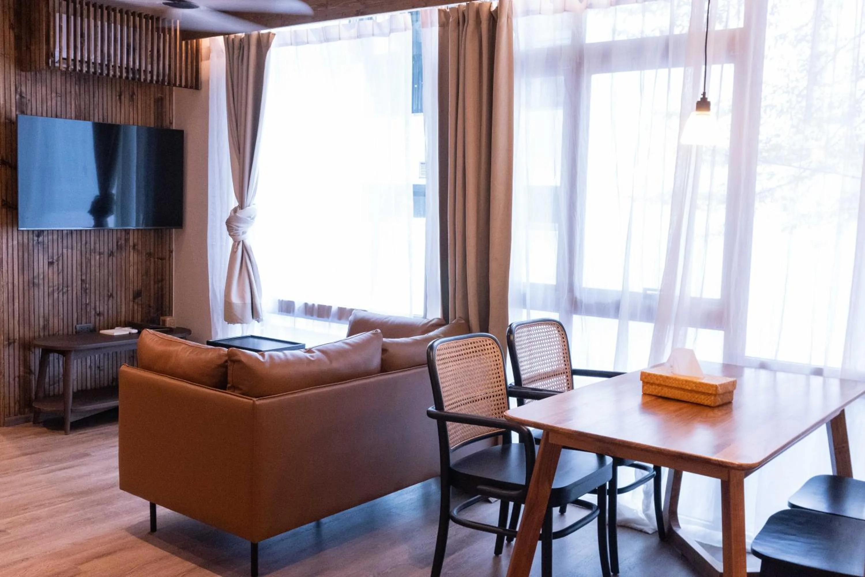 Living room in Tints of Blue Hotel