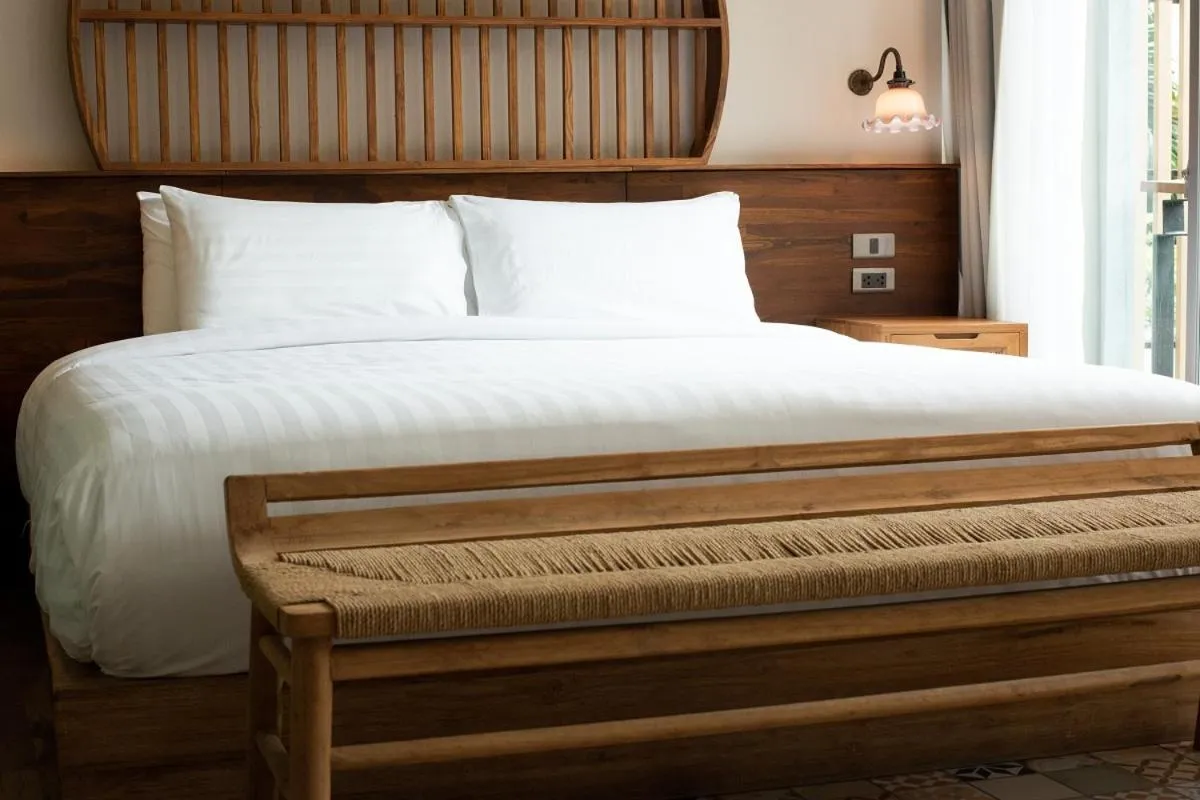 Bed in Tints of Blue Hotel