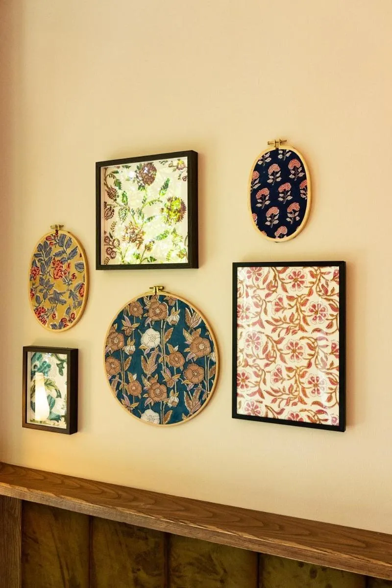 Decorative detail in Tints of Blue Hotel