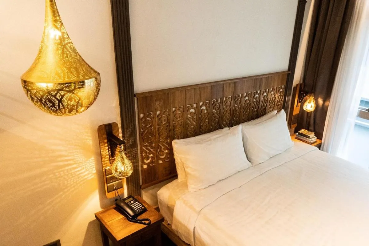 Bed in Tints of Blue Hotel