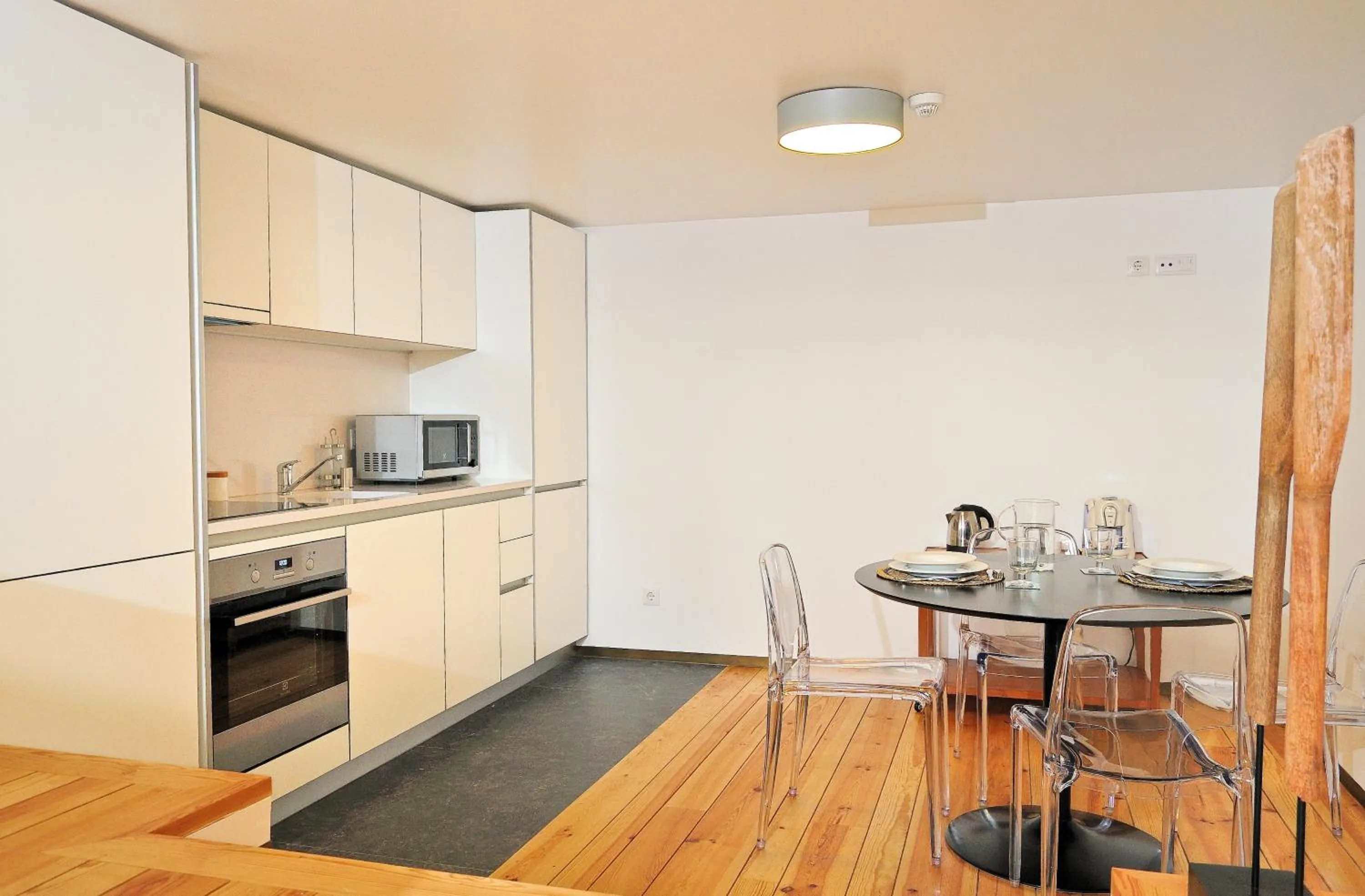 Kitchen or kitchenette in Condes de Azevedo Palace Apartments