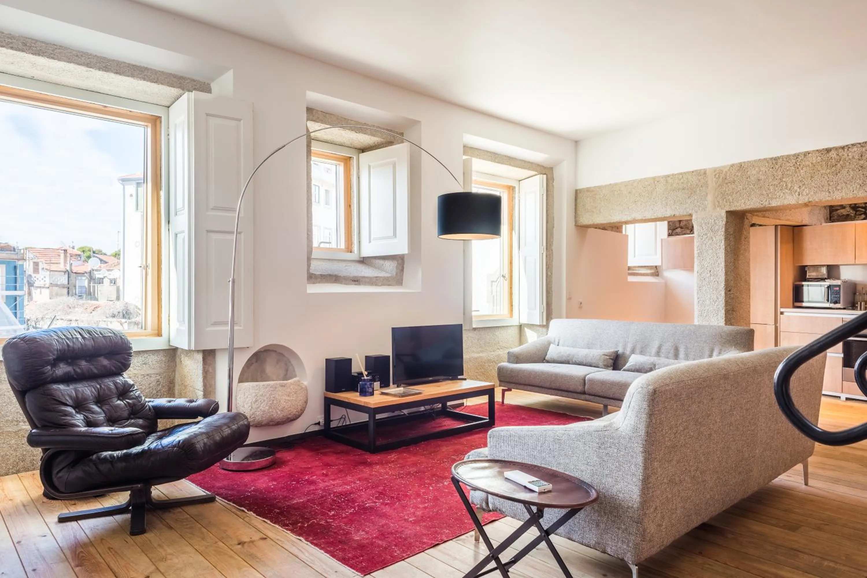 Kitchen or kitchenette in Condes de Azevedo Palace Apartments