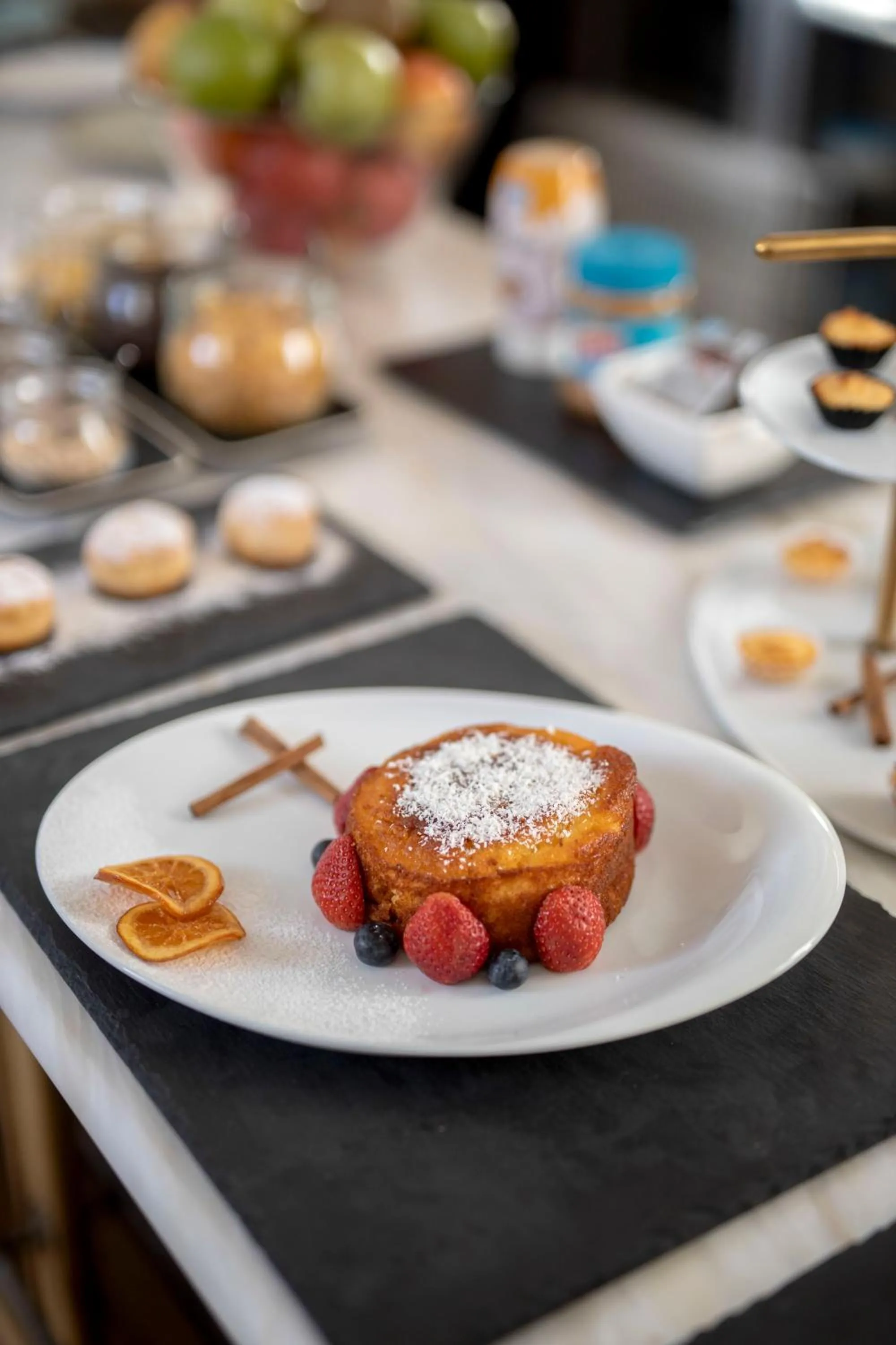 Breakfast in Condes de Azevedo Palace Apartments