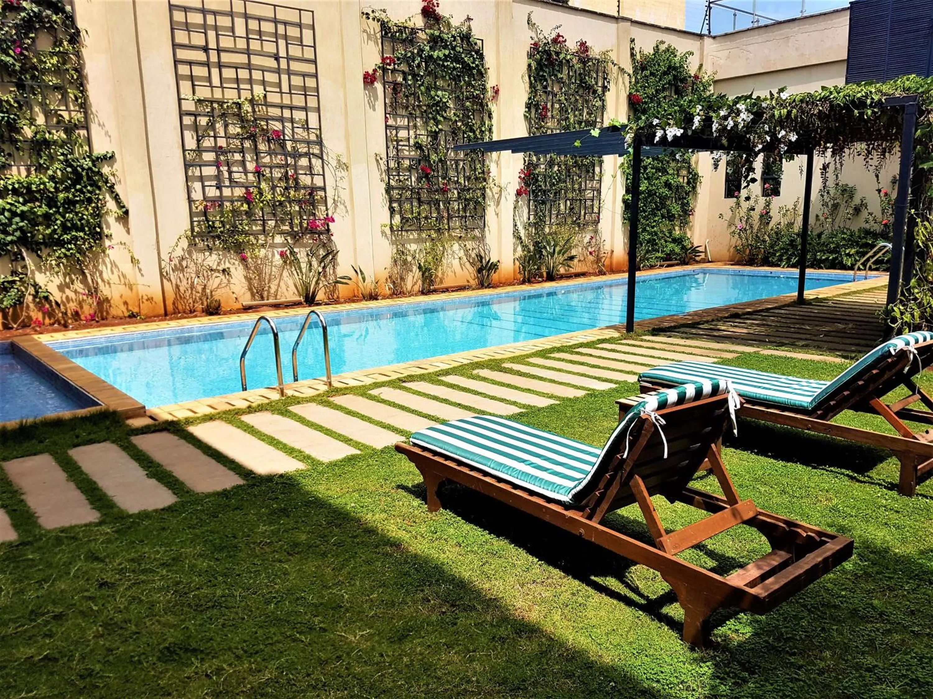 Pool view in DoubleTree by Hilton Nairobi