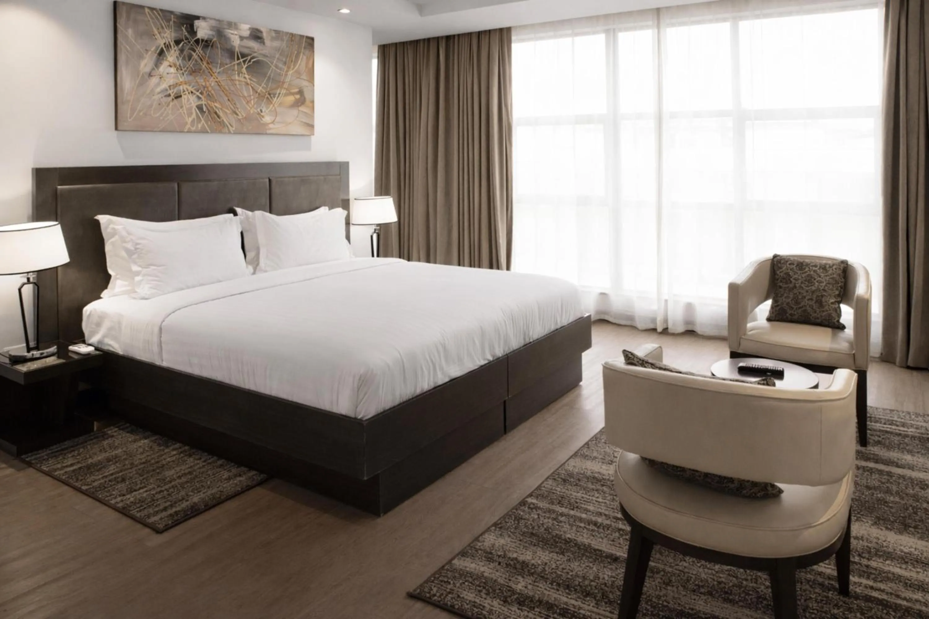 Bed in DoubleTree by Hilton Nairobi