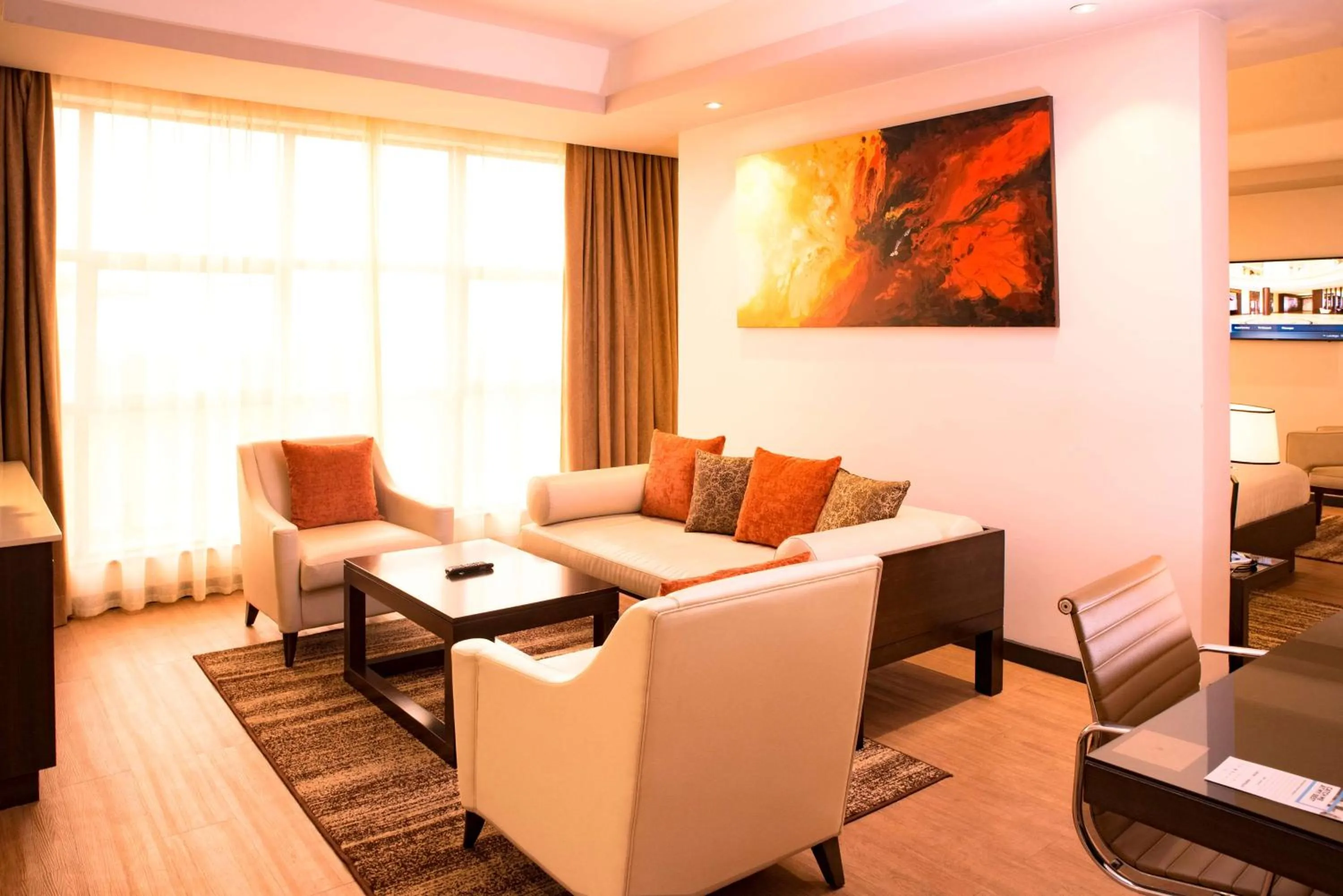 Living room in DoubleTree by Hilton Nairobi