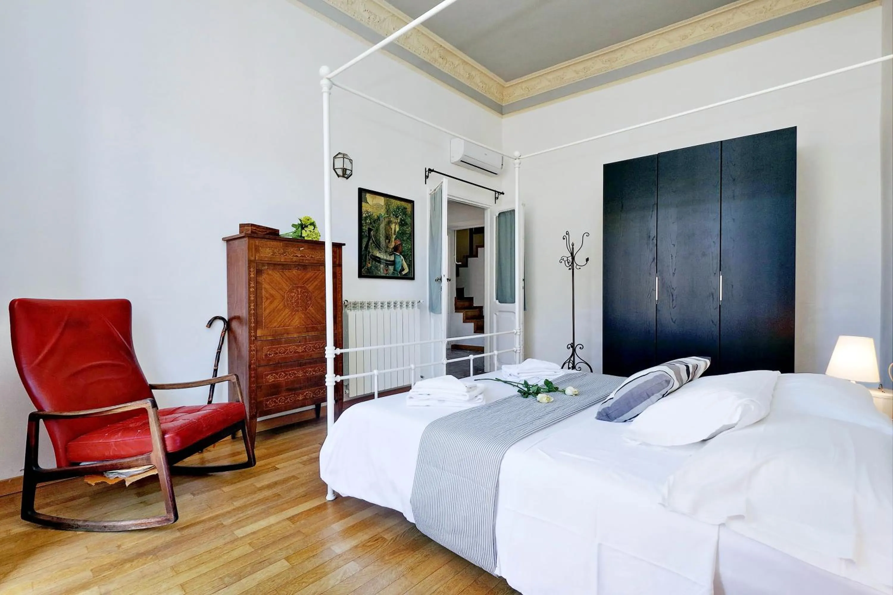 Bedroom, Bed in Spagna Penthouse