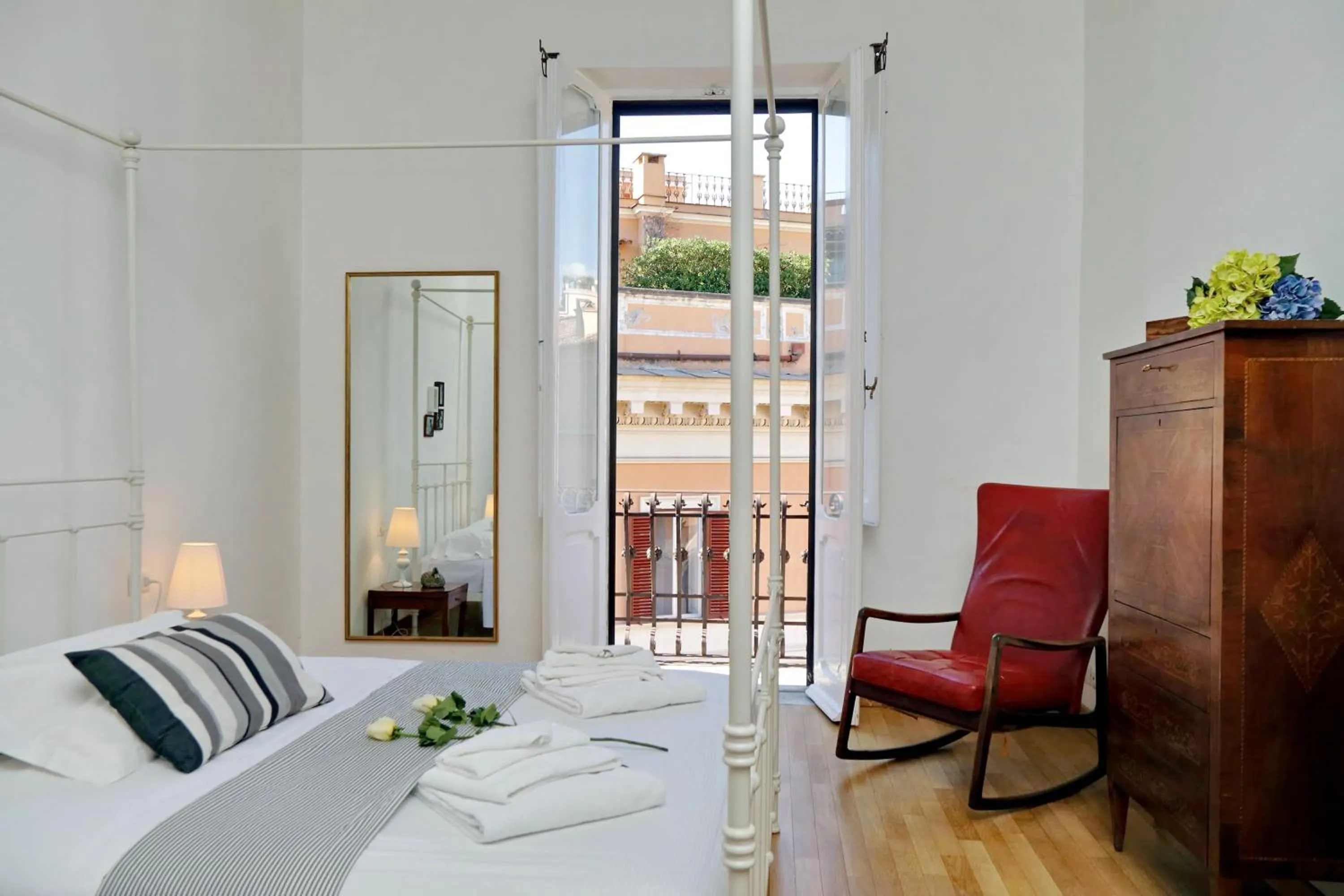 Bedroom, Bed in Spagna Penthouse