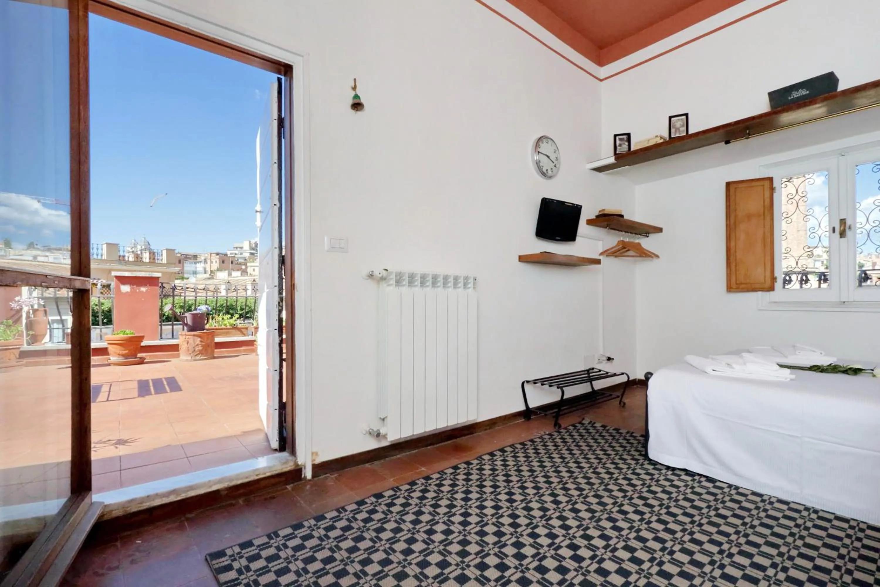 Balcony/Terrace, Bed in Spagna Penthouse