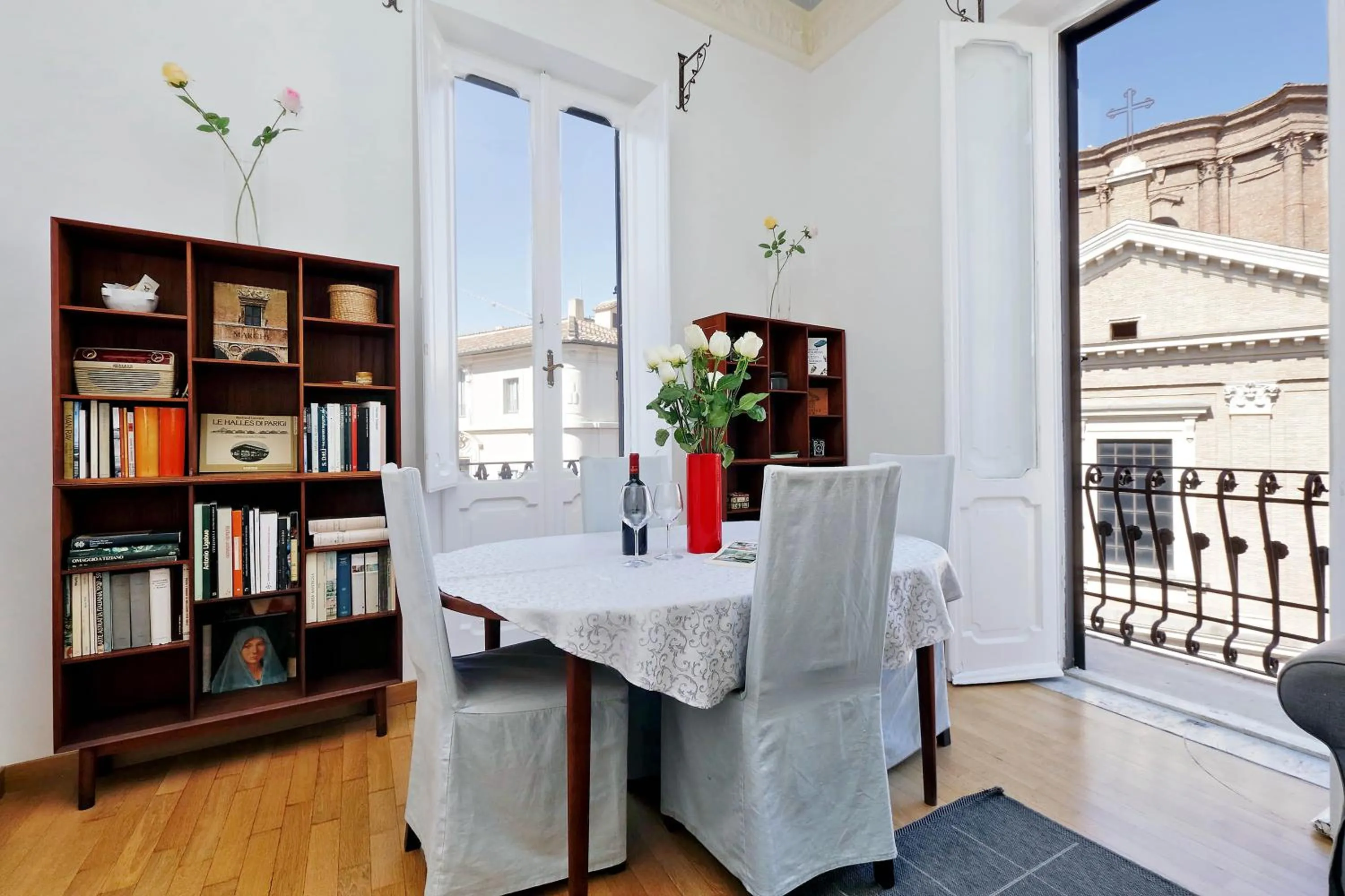Living room in Spagna Penthouse