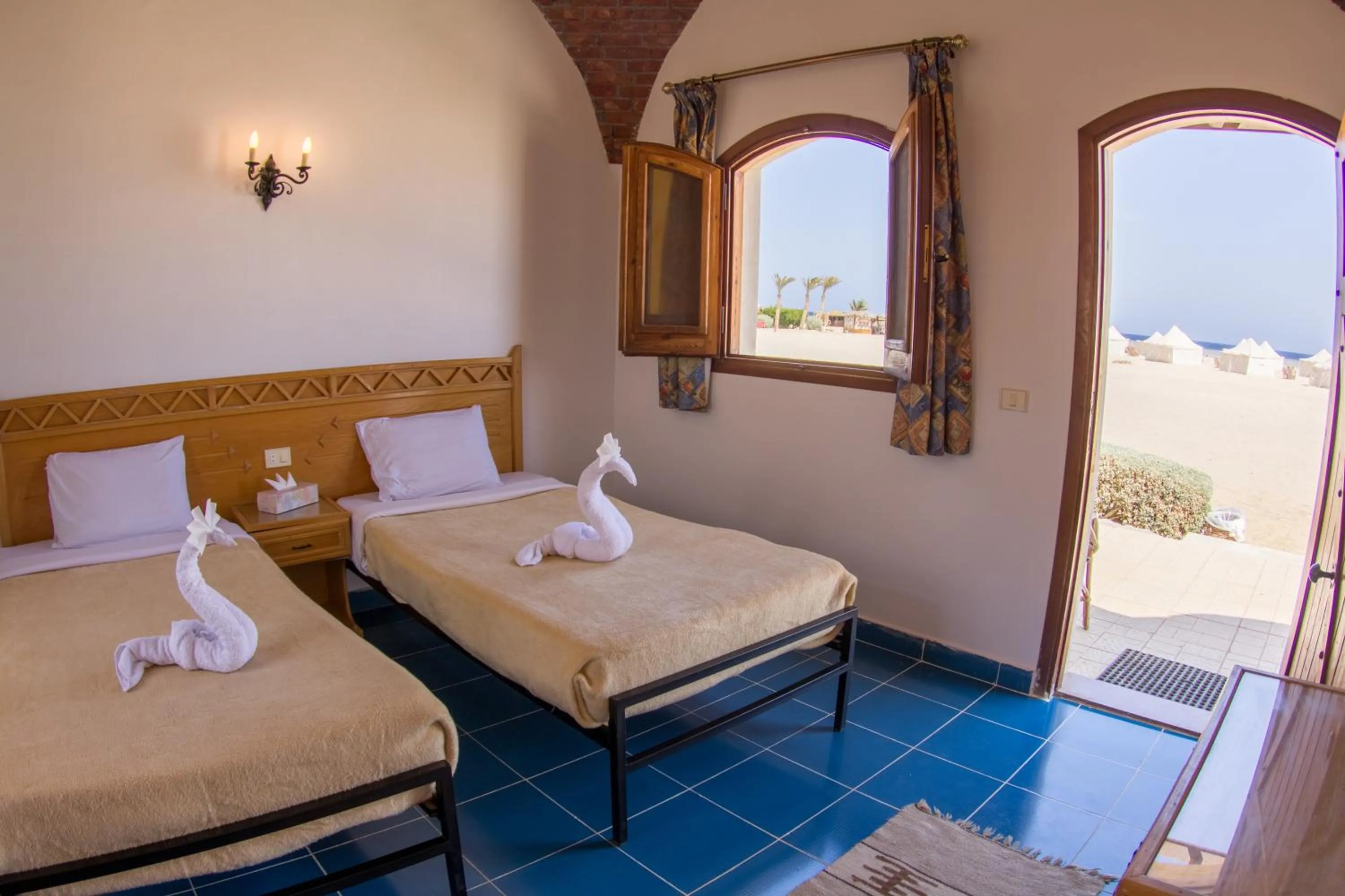 Photo of the whole room, Bed in Marsa Shagra Village