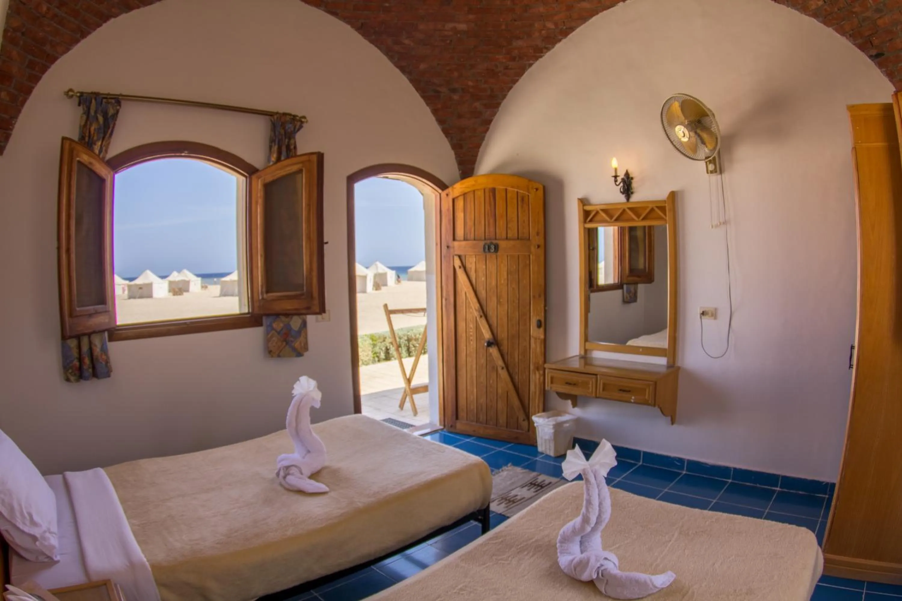 Photo of the whole room, Bed in Marsa Shagra Village