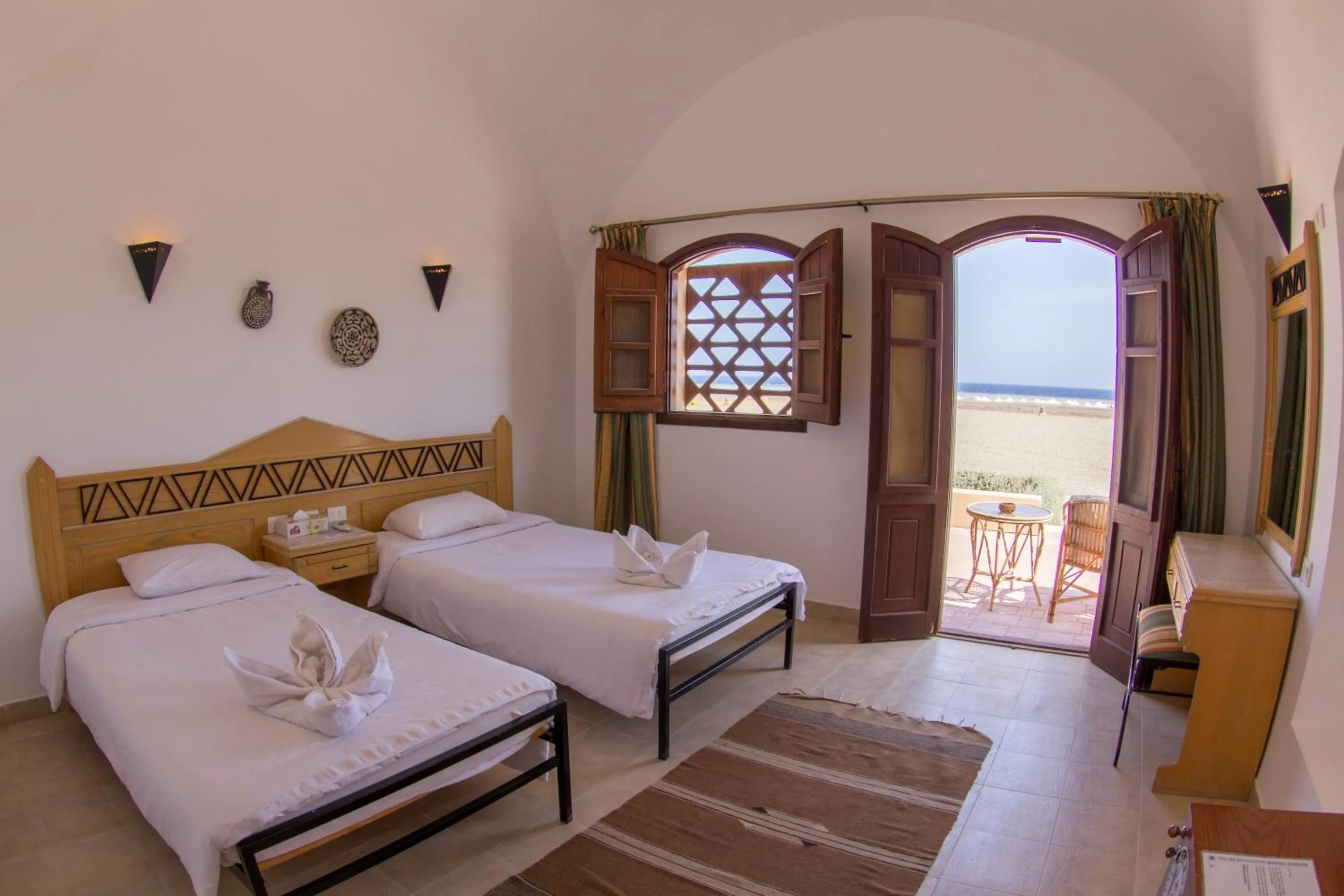 Photo of the whole room, Bed in Marsa Shagra Village