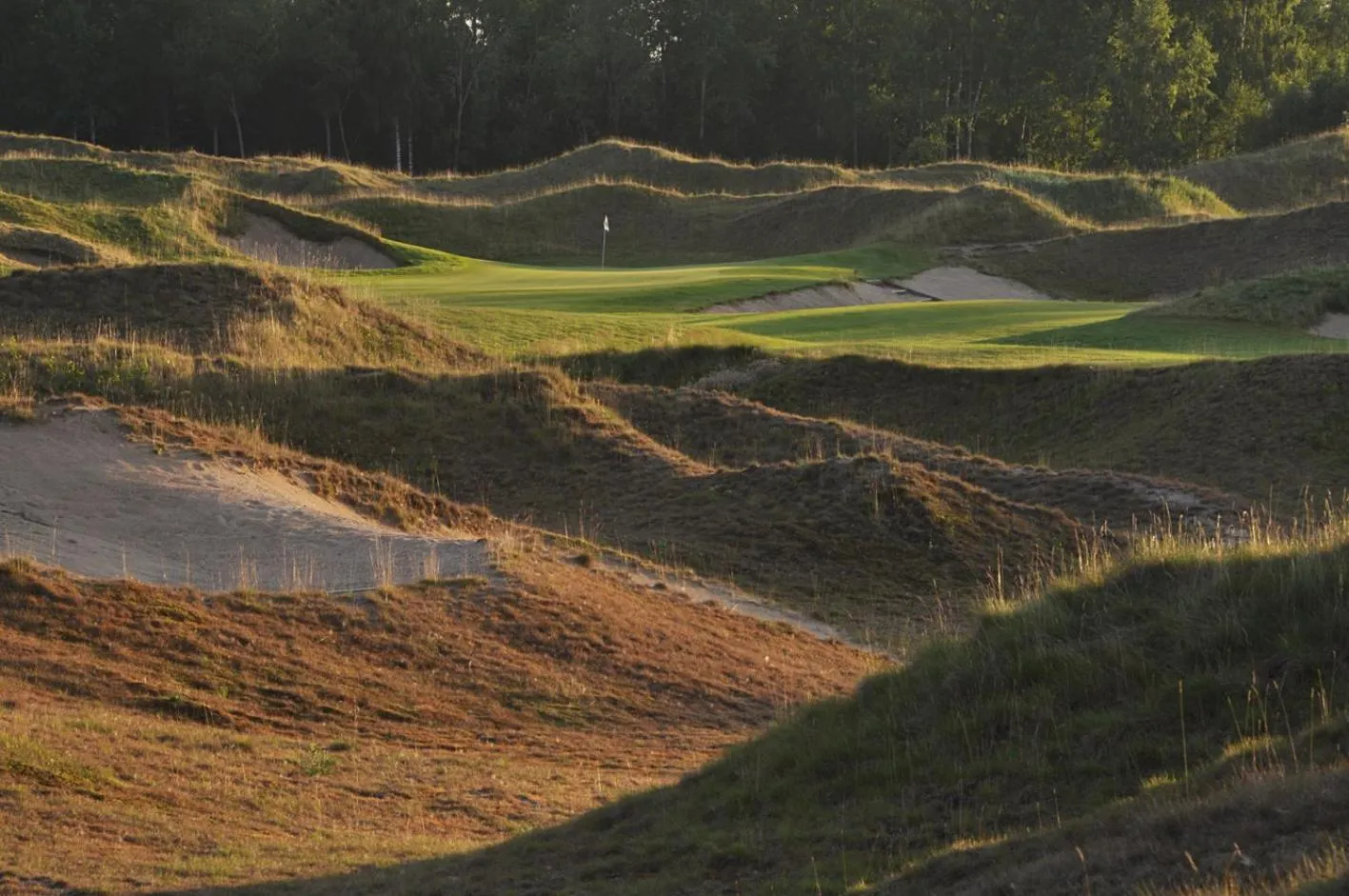 Natural landscape in Sand Golf Club