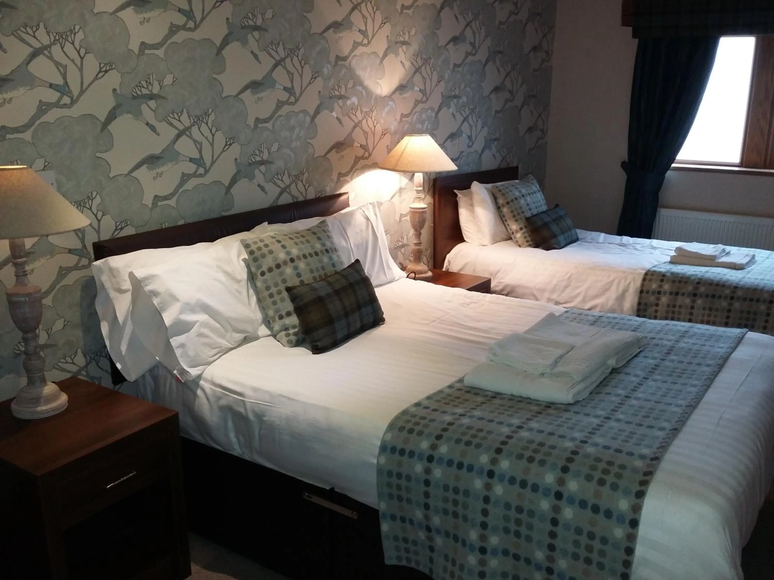 Bed in The Huntsman Inn