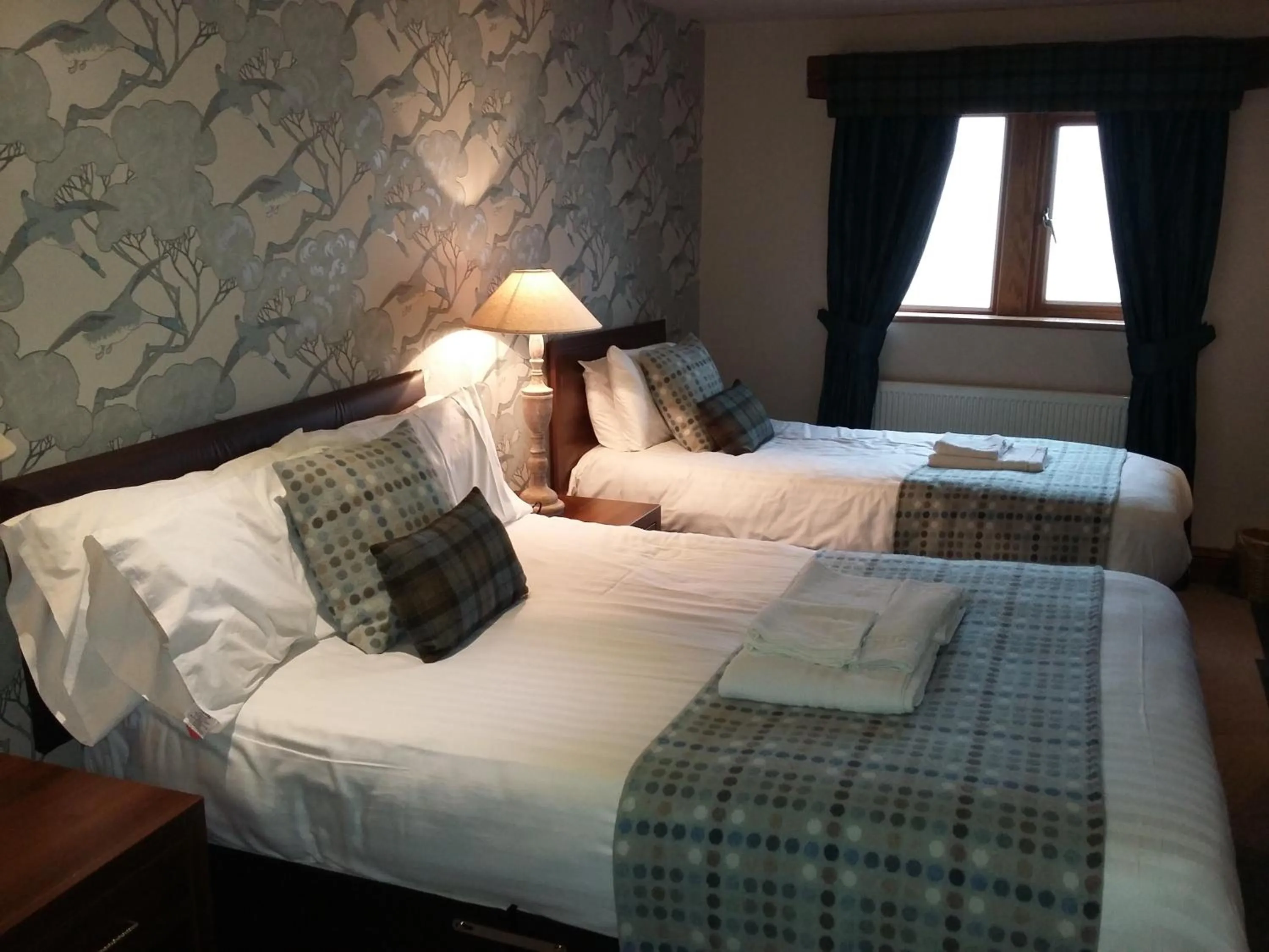 Bed in The Huntsman Inn