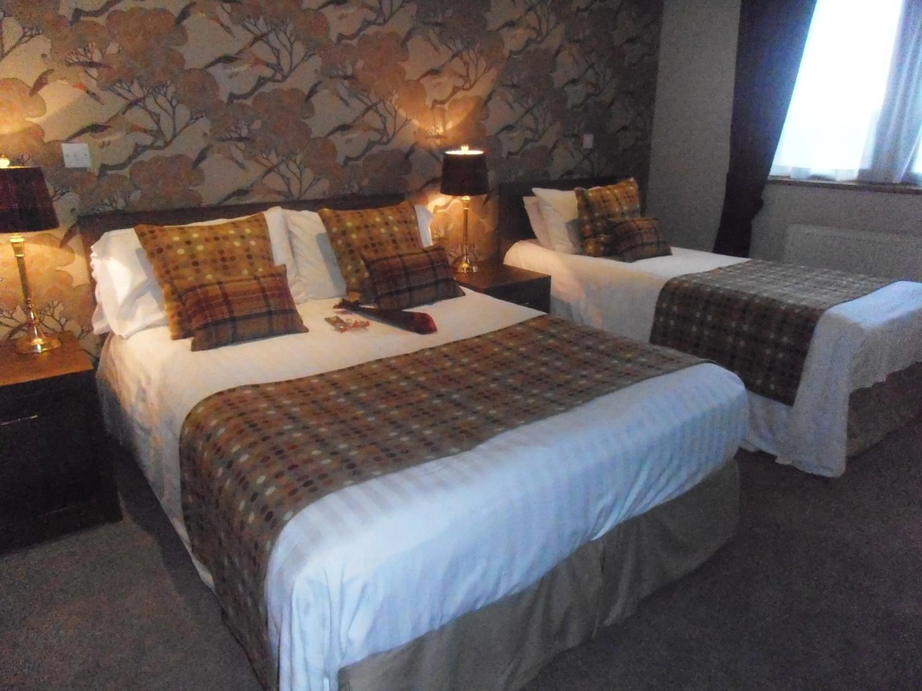 Bed in The Huntsman Inn