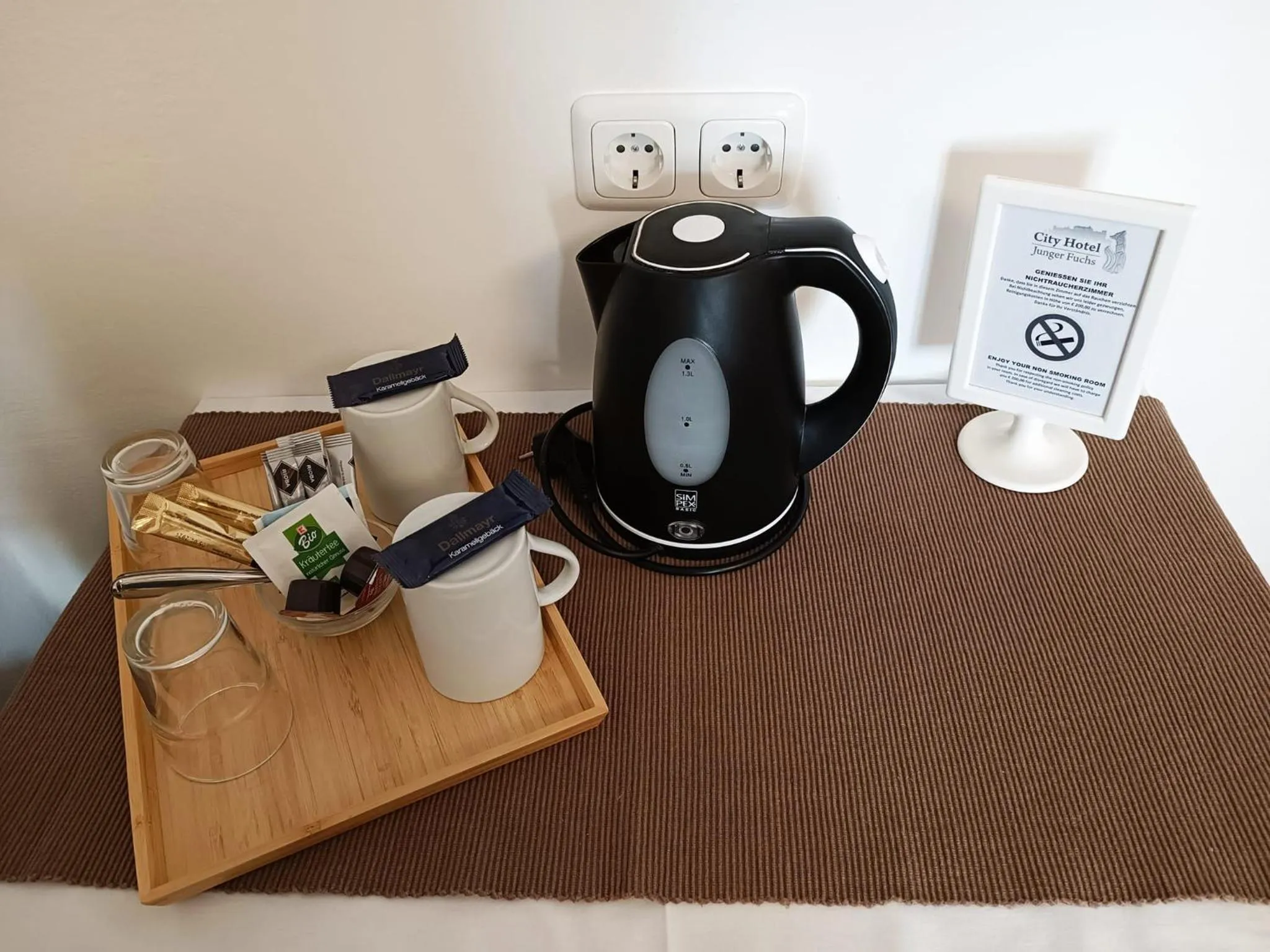 Coffee/tea facilities in Cityhotel Junger Fuchs