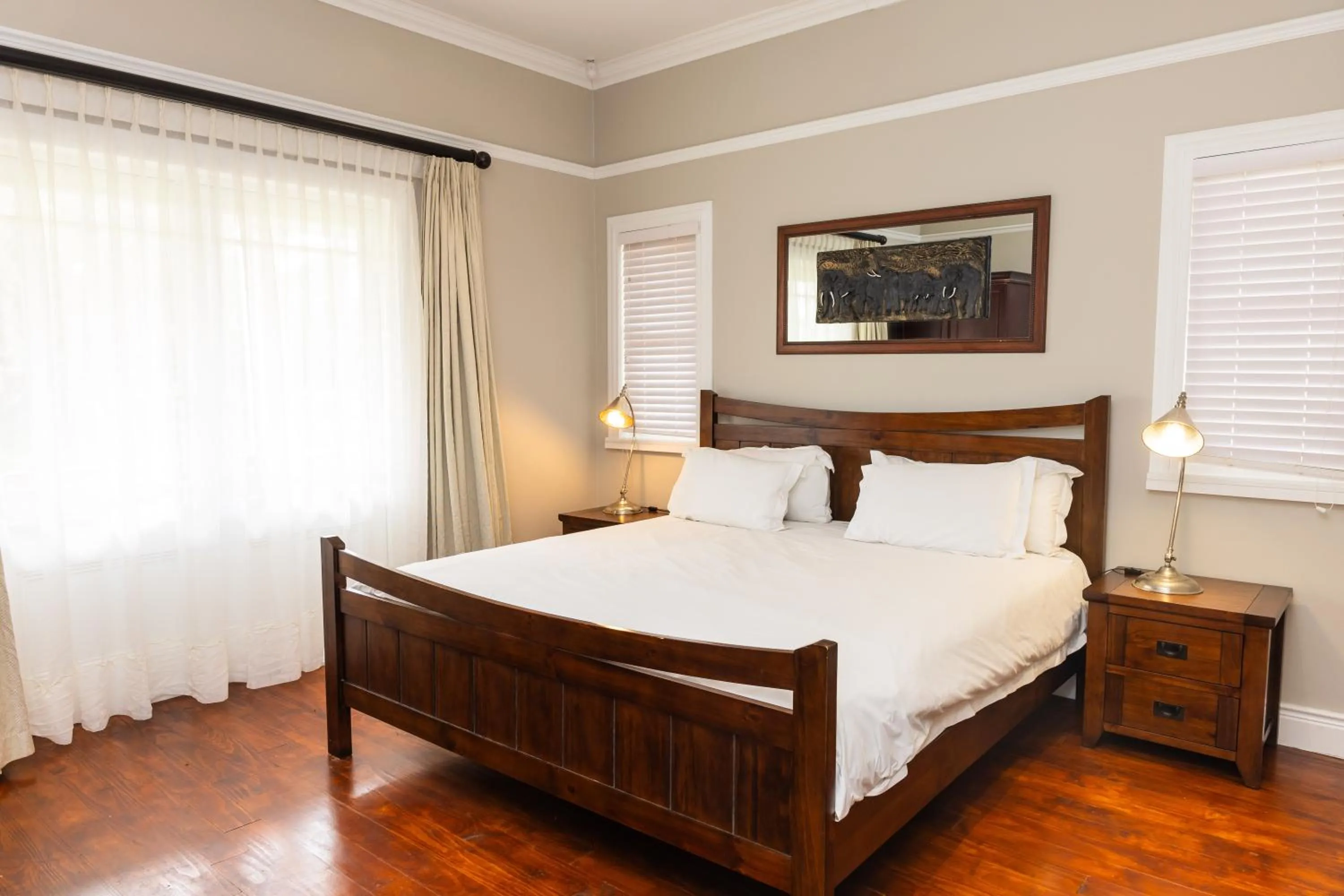 Bedroom, Bed in Premier Resort Mpongo Private Game Reserve