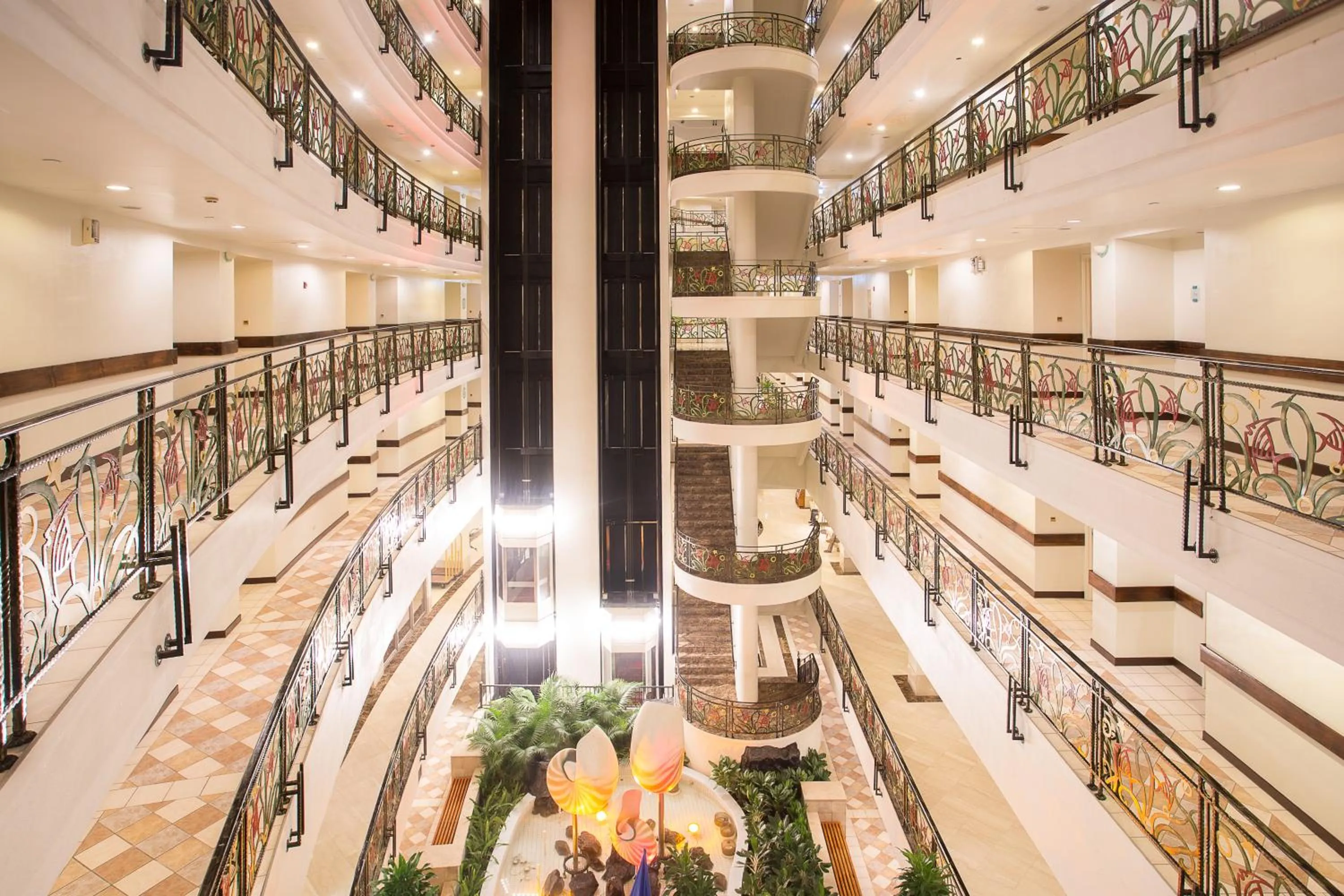 Decorative detail in Palasia Hotel