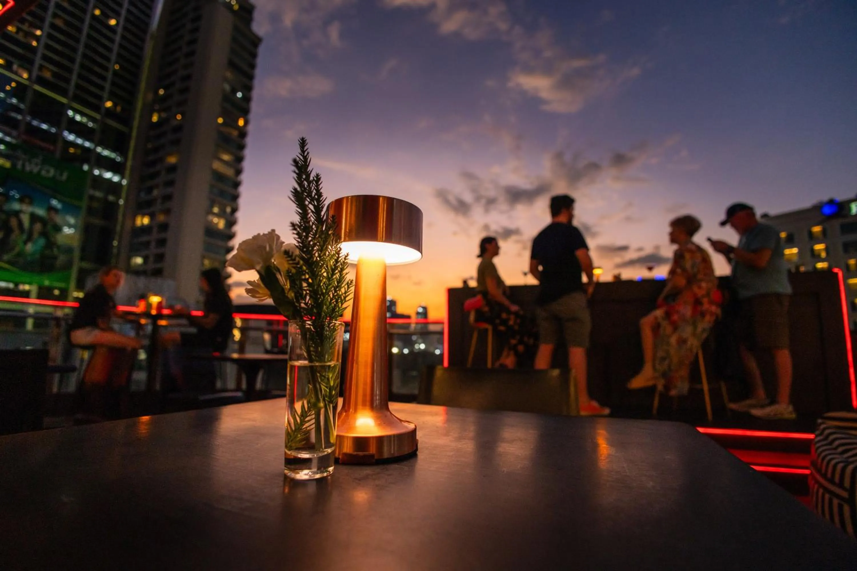 Lounge or bar in Hotel Clover Asoke - SHA Extra Plus