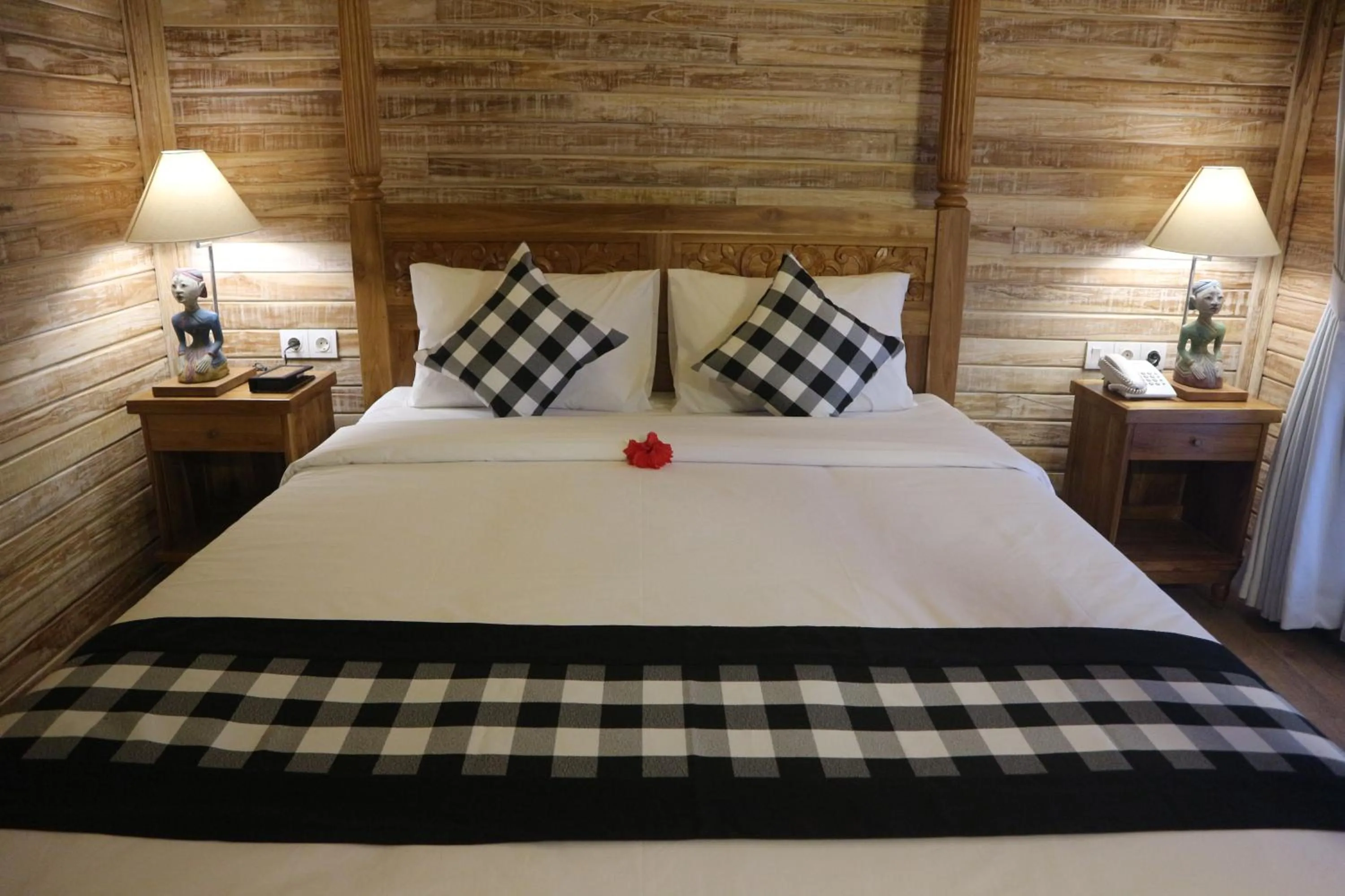 Bed in De Umah Bali Eco Tradi Home