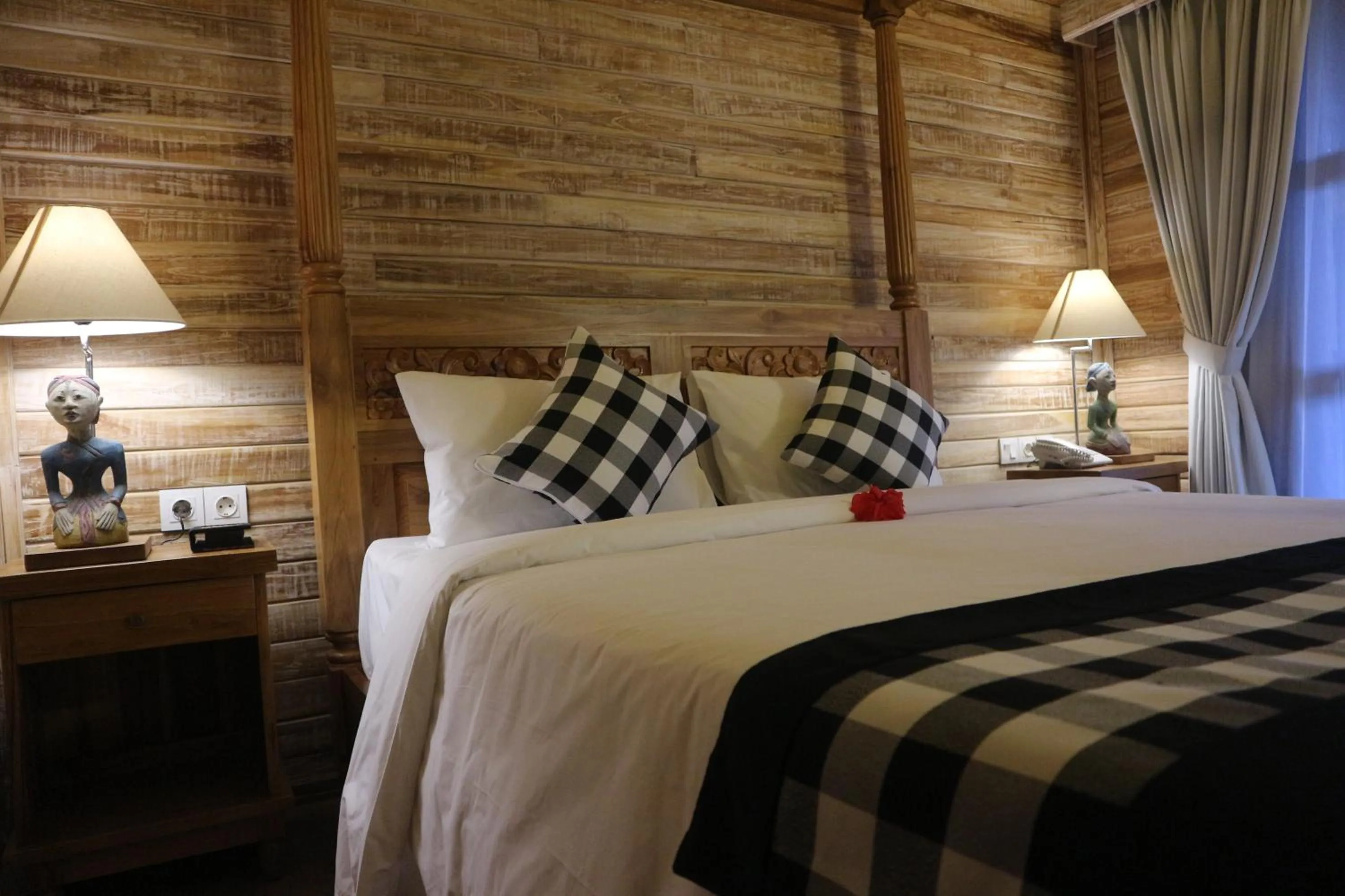 Deluxe Double Room in De Umah Bali Eco Tradi Home