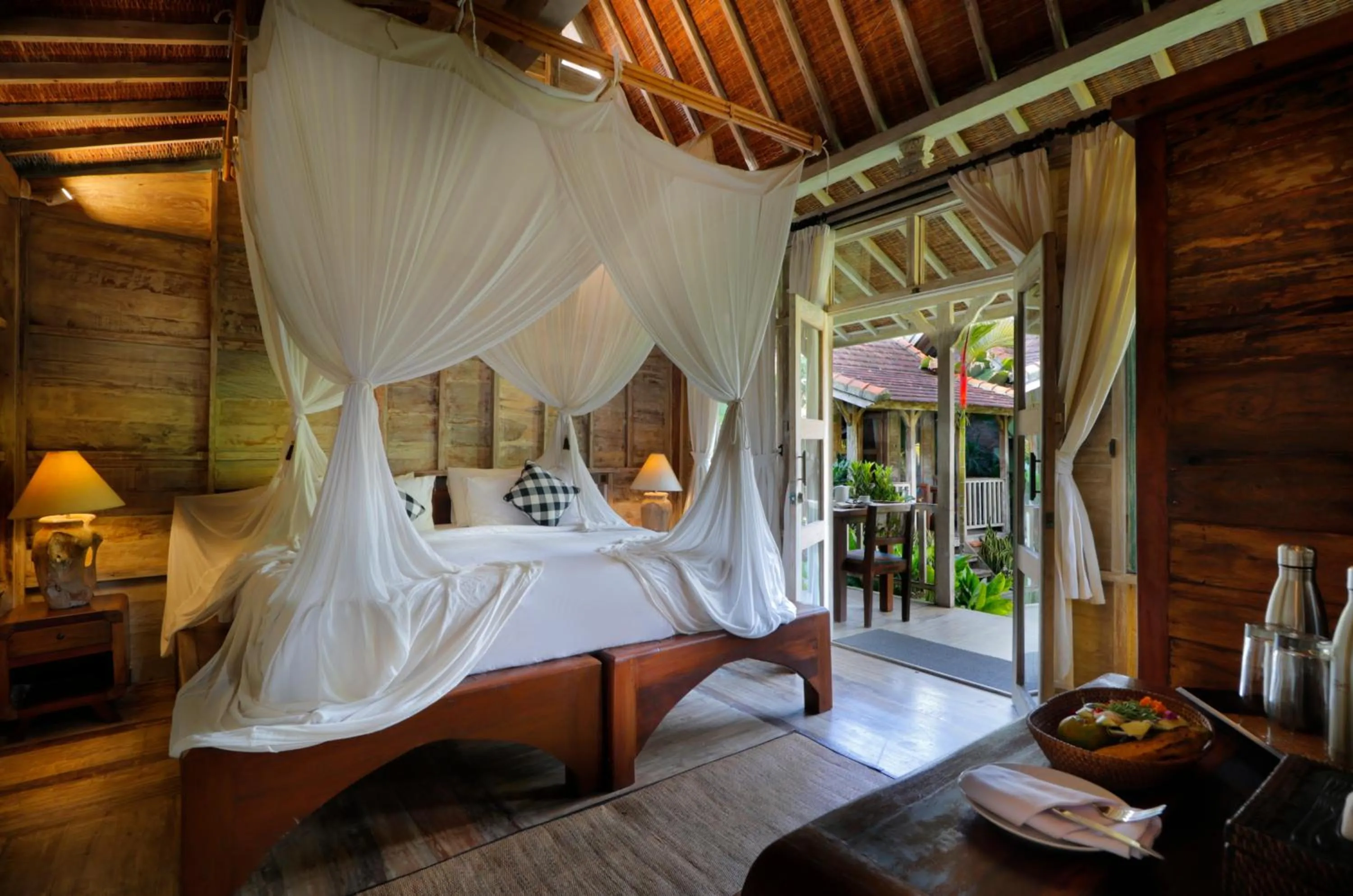 Bed in De Umah Bali Eco Tradi Home